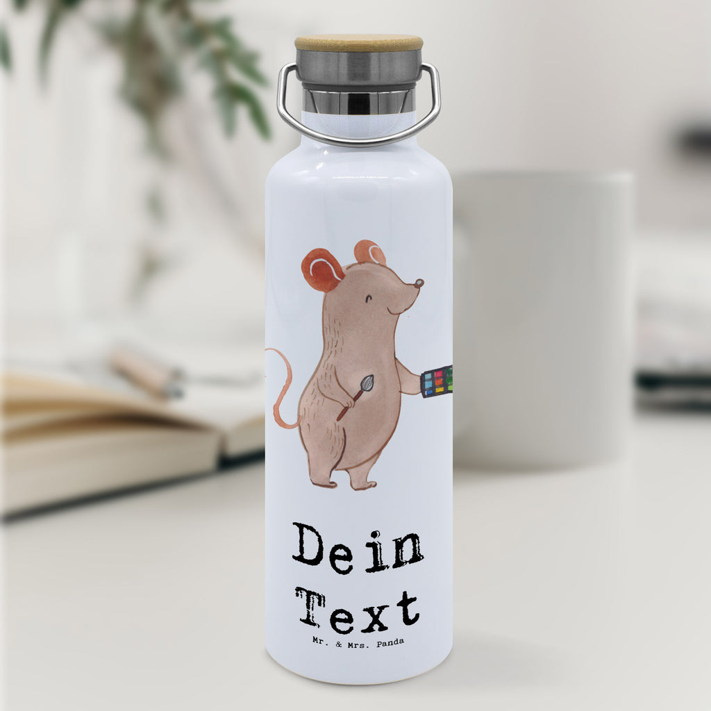 Personalisierte Trinkflasche Kosmetiker mit Herz Personalisierte Trinkflasche, Trinkflasche mit Namen, Trinkflasche bedrucken, Flasche personalisiert, Trinkflasch mit Aufdruck, Trinkflasche Werbegeschenk, Namensaufdruck Trinkflasche, Sportflasche personalisiert, Trinkflasche Sport, Beruf, Ausbildung, Jubiläum, Abschied, Rente, Kollege, Kollegin, Geschenk, Schenken, Arbeitskollege, Mitarbeiter, Firma, Danke, Dankeschön, Kosmetiker, Make Up Artist, Maskenbildner, Visagist, Beauty Salon, Kosmetikstudio, Eröffnung