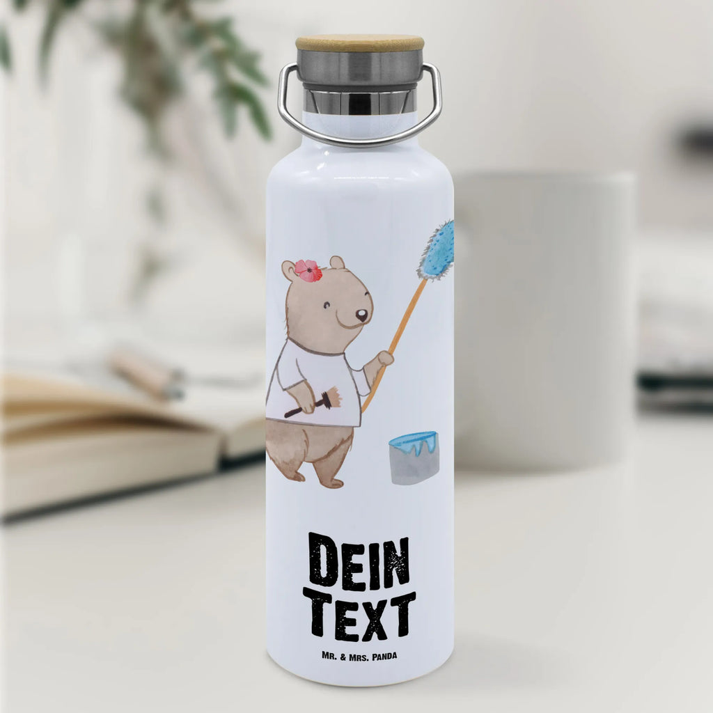 Personalisierte Trinkflasche Malerin mit Herz Personalisierte Trinkflasche, Trinkflasche mit Namen, Trinkflasche bedrucken, Flasche personalisiert, Trinkflasch mit Aufdruck, Trinkflasche Werbegeschenk, Namensaufdruck Trinkflasche, Sportflasche personalisiert, Trinkflasche Sport, Beruf, Ausbildung, Jubiläum, Abschied, Rente, Kollege, Kollegin, Geschenk, Schenken, Arbeitskollege, Mitarbeiter, Firma, Danke, Dankeschön, Maler, Malermeisterin, Gesellenprüfung, Meisterprüfung, Malerbetrieb