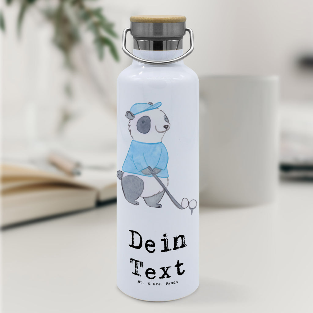 Personalisierte Trinkflasche Panda Golfen Personalisierte Trinkflasche, Trinkflasche mit Namen, Trinkflasche bedrucken, Flasche personalisiert, Trinkflasch mit Aufdruck, Trinkflasche Werbegeschenk, Namensaufdruck Trinkflasche, Sportflasche personalisiert, Trinkflasche Sport, Geschenk, Sport, Sportart, Hobby, Schenken, Danke, Dankeschön, Auszeichnung, Gewinn, Sportler, Golfen, Golf spielen, Golfplatz, Golfturnier, Golf Verein