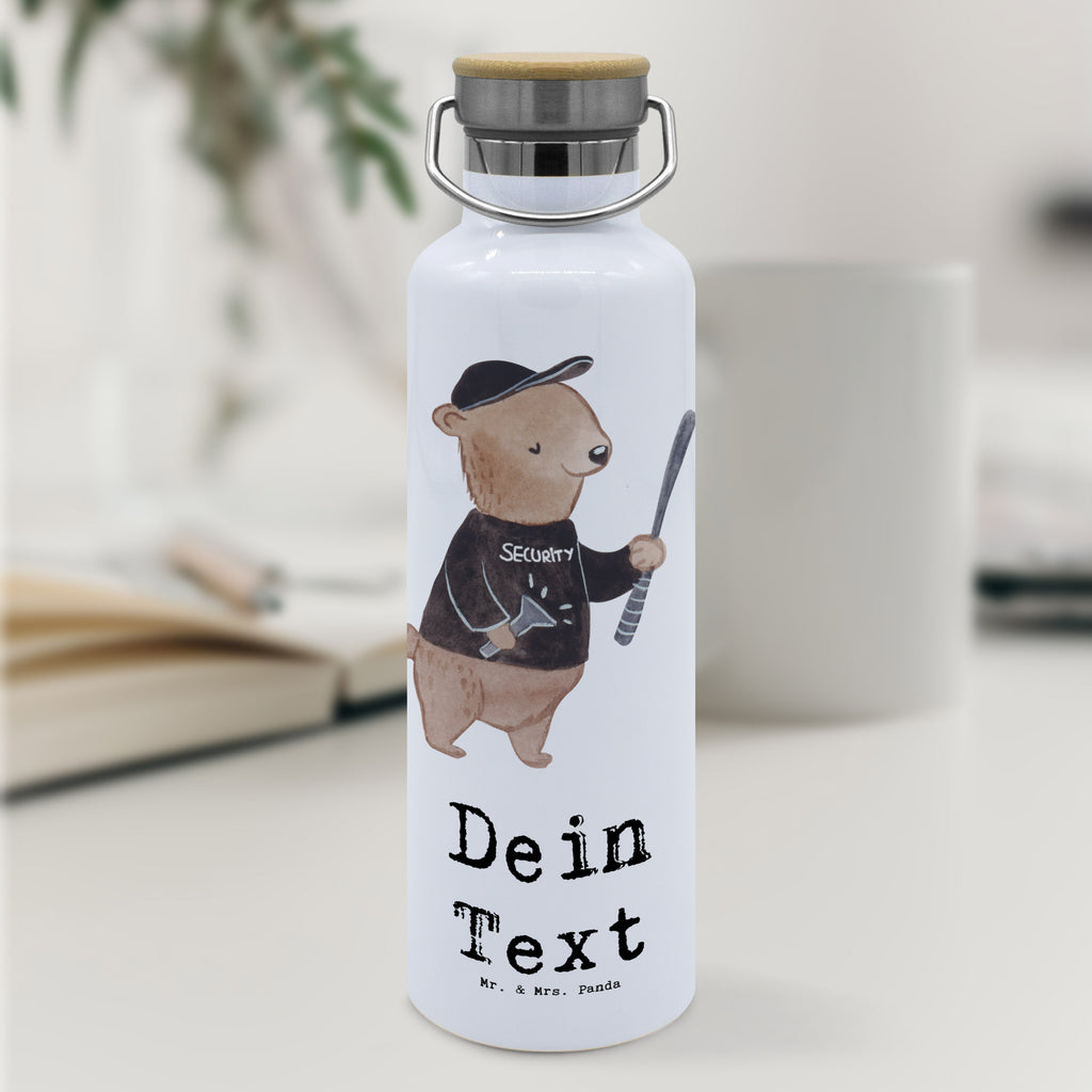 Personalisierte Trinkflasche Bodyguard mit Herz Personalisierte Trinkflasche, Trinkflasche mit Namen, Trinkflasche bedrucken, Flasche personalisiert, Trinkflasch mit Aufdruck, Trinkflasche Werbegeschenk, Namensaufdruck Trinkflasche, Sportflasche personalisiert, Trinkflasche Sport, Beruf, Ausbildung, Jubiläum, Abschied, Rente, Kollege, Kollegin, Geschenk, Schenken, Arbeitskollege, Mitarbeiter, Firma, Danke, Dankeschön, Bodyguard, Personenschützer