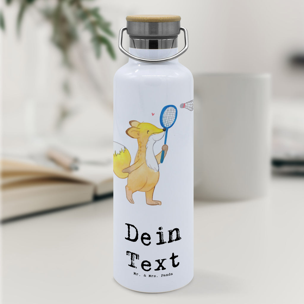 Personalisierte Trinkflasche Fuchs Federball spielen Personalisierte Trinkflasche, Trinkflasche mit Namen, Trinkflasche bedrucken, Flasche personalisiert, Trinkflasch mit Aufdruck, Trinkflasche Werbegeschenk, Namensaufdruck Trinkflasche, Sportflasche personalisiert, Trinkflasche Sport, Geschenk, Sport, Sportart, Hobby, Schenken, Danke, Dankeschön, Auszeichnung, Gewinn, Sportler, Federball spielen, Badminton