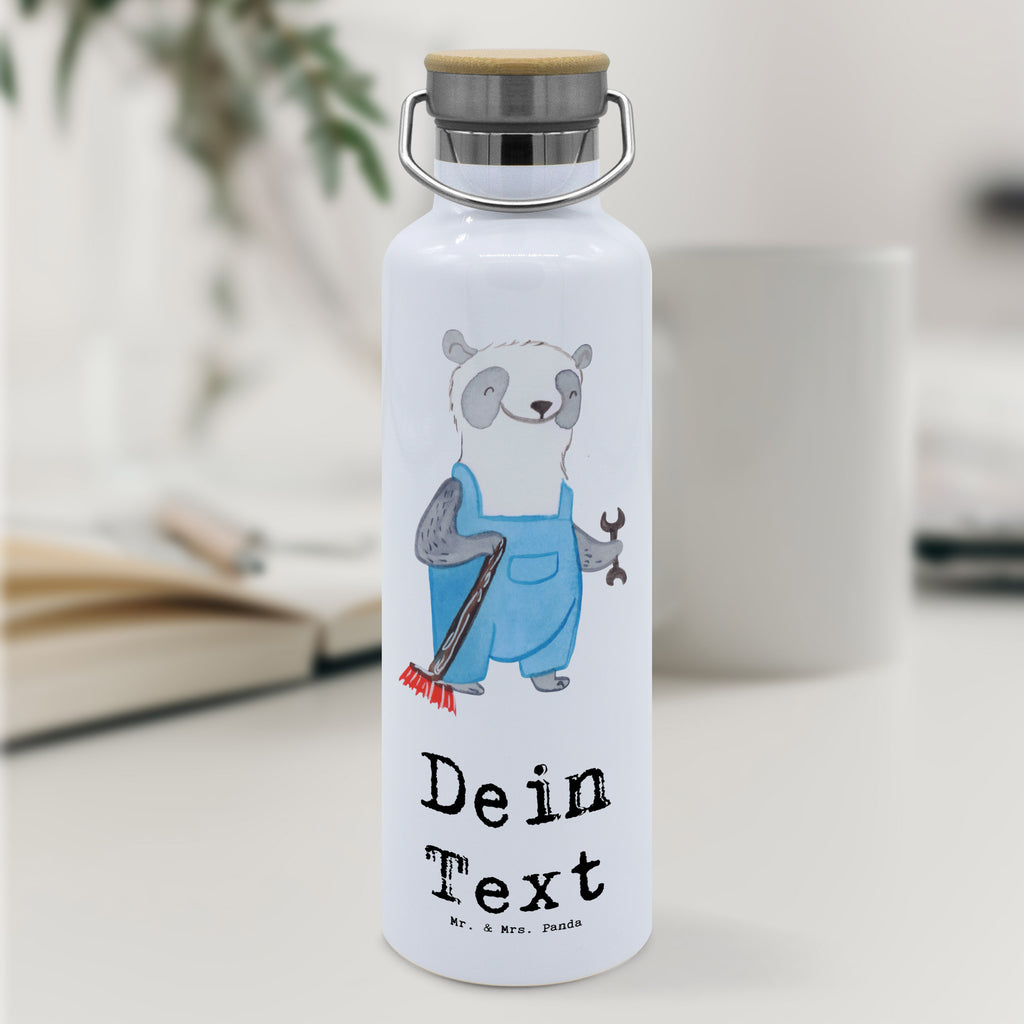 Personalisierte Trinkflasche Hausmeister mit Herz Personalisierte Trinkflasche, Trinkflasche mit Namen, Trinkflasche bedrucken, Flasche personalisiert, Trinkflasch mit Aufdruck, Trinkflasche Werbegeschenk, Namensaufdruck Trinkflasche, Sportflasche personalisiert, Trinkflasche Sport, Beruf, Ausbildung, Jubiläum, Abschied, Rente, Kollege, Kollegin, Geschenk, Schenken, Arbeitskollege, Mitarbeiter, Firma, Danke, Dankeschön, Hausmeister, Concierge, Hausverwalter, Facility Manager