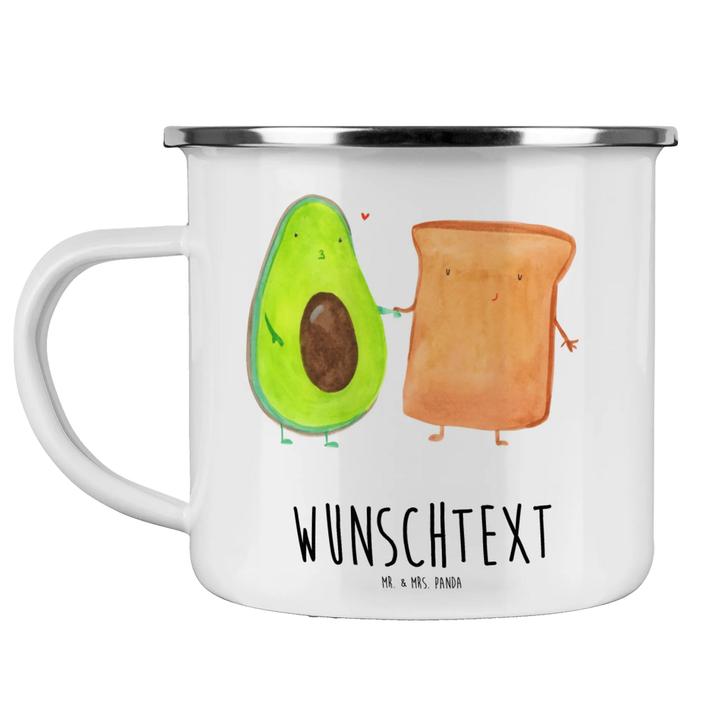 Personalisierte Emaille Tasse Avocado + Toast Emaille Tasse personalisiert, Emaille Tasse mit Namen, Campingtasse personalisiert, Namenstasse, Campingtasse bedrucken, Campinggeschirr personalsisert, tasse mit namen, personalisierte tassen, personalisierte tasse, tasse selbst gestalten, tasse bedrucken, tassen bedrucken, Avocado, Veggie, Vegan, Gesund, Toast, Toastbrot, Liebespaar, Pärchen, Freund, Freundin, Verlobt, Verlobungsparty, Hochzeit, Hochzeitsgeschenk, Jahrestag, Jahrestagsgeschenk