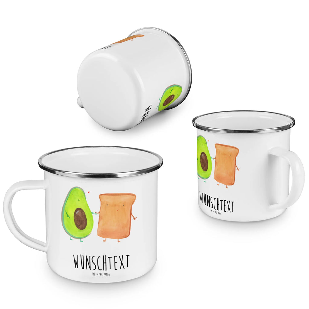 Personalisierte Emaille Tasse Avocado + Toast Emaille Tasse personalisiert, Emaille Tasse mit Namen, Campingtasse personalisiert, Namenstasse, Campingtasse bedrucken, Campinggeschirr personalsisert, tasse mit namen, personalisierte tassen, personalisierte tasse, tasse selbst gestalten, tasse bedrucken, tassen bedrucken, Avocado, Veggie, Vegan, Gesund, Toast, Toastbrot, Liebespaar, Pärchen, Freund, Freundin, Verlobt, Verlobungsparty, Hochzeit, Hochzeitsgeschenk, Jahrestag, Jahrestagsgeschenk