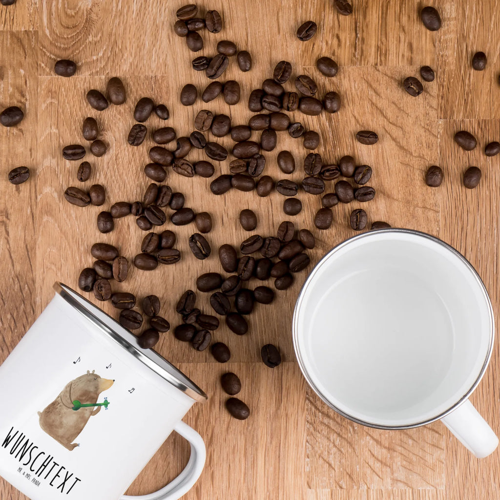 Personalisierte Emaille Tasse Bär Lied Emaille Tasse personalisiert, Emaille Tasse mit Namen, Campingtasse personalisiert, Namenstasse, Campingtasse bedrucken, Campinggeschirr personalsisert, tasse mit namen, personalisierte tassen, personalisierte tasse, tasse selbst gestalten, tasse bedrucken, tassen bedrucken, Bär, Teddy, Teddybär, Bärchen, Bear, Liebeslied, Lied, Song, Valentinstag, Valentine, Geschenk, Partner, Liebe, Freundin, Frau, Herz, Spruch