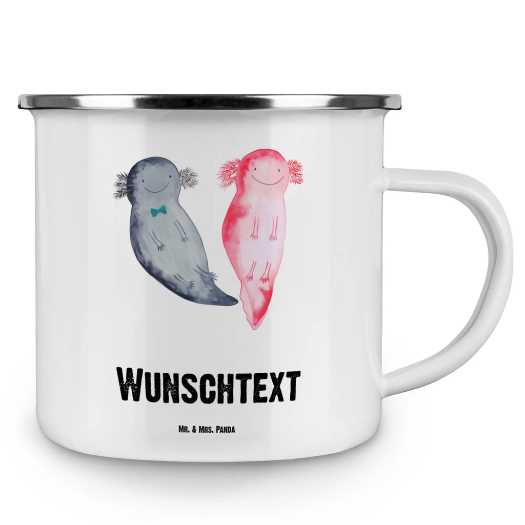 Personalisierte Emaille Tasse Axolotl Axel+Lotte Emaille Tasse personalisiert, Emaille Tasse mit Namen, Campingtasse personalisiert, Namenstasse, Campingtasse bedrucken, Campinggeschirr personalsisert, tasse mit namen, personalisierte tassen, personalisierte tasse, tasse selbst gestalten, tasse bedrucken, tassen bedrucken, Axolotl, Molch, Axolot, Schwanzlurch, Lurch, Lurche, Liebe, große Liebe, Liebesbeweis, Freund, Verlobter, Ehemann, Jahrestag, Valentinstag