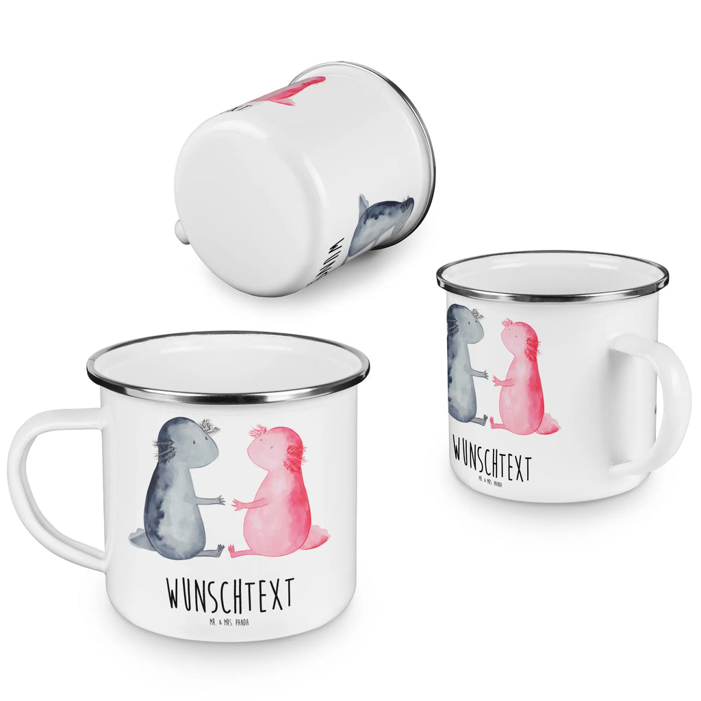 Personalisierte Emaille Tasse Axolotl Liebe Emaille Tasse personalisiert, Emaille Tasse mit Namen, Campingtasse personalisiert, Namenstasse, Campingtasse bedrucken, Campinggeschirr personalsisert, tasse mit namen, personalisierte tassen, personalisierte tasse, tasse selbst gestalten, tasse bedrucken, tassen bedrucken, Axolotl, Molch, Axolot, Schwanzlurch, Lurch, Lurche, Liebe, große Liebe, Liebesbeweis, Freund, Verlobter, Ehemann, Jahrestag, Valentinstag