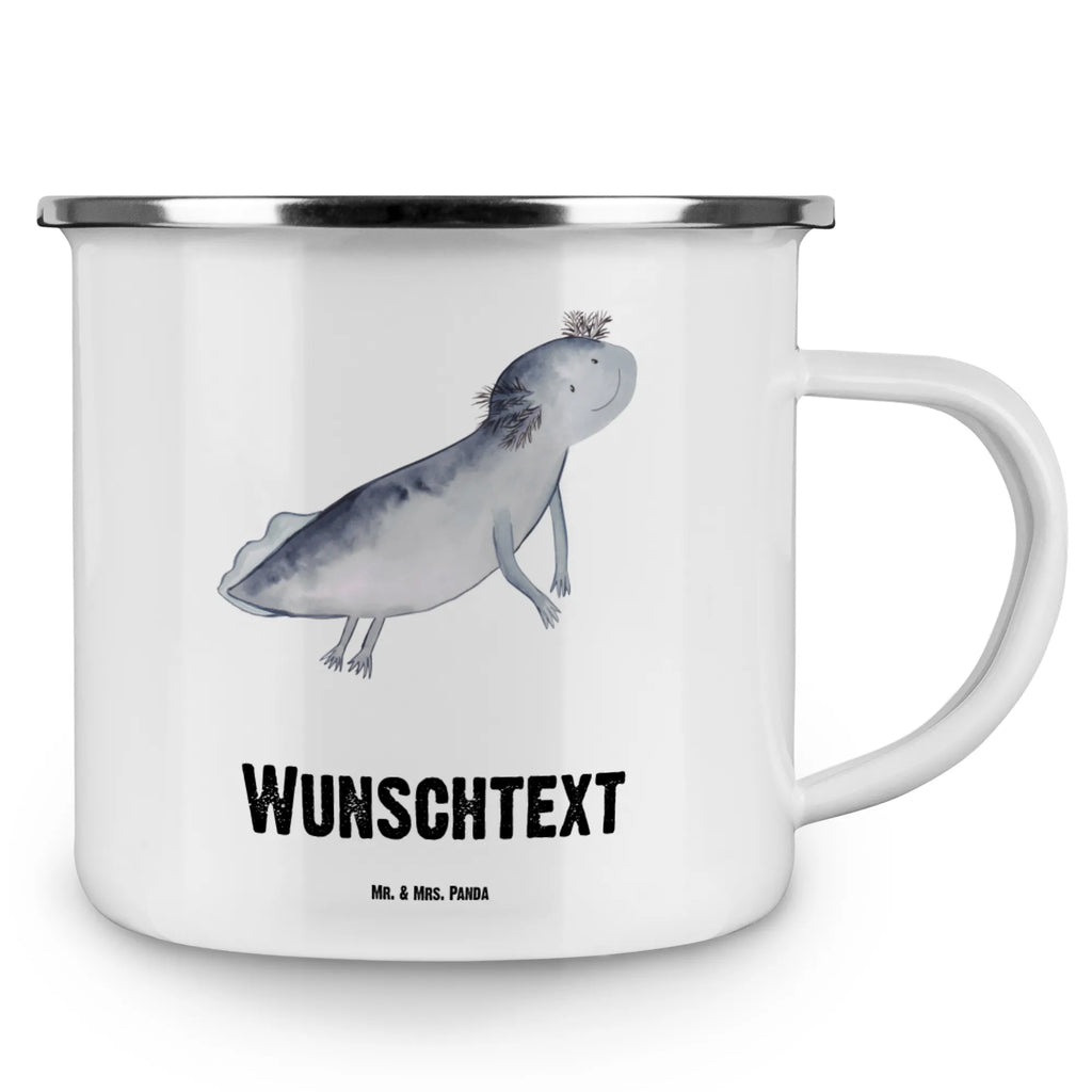 Personalisierte Emaille Tasse Axolotl schwimmt Emaille Tasse personalisiert, Emaille Tasse mit Namen, Campingtasse personalisiert, Namenstasse, Campingtasse bedrucken, Campinggeschirr personalsisert, tasse mit namen, personalisierte tassen, personalisierte tasse, tasse selbst gestalten, tasse bedrucken, tassen bedrucken, Axolotl, Molch, Axolot, Schwanzlurch, Lurch, Lurche, Problem, Probleme, Lösungen, Motivation