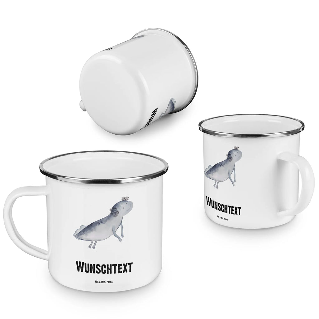 Personalisierte Emaille Tasse Axolotl schwimmt Emaille Tasse personalisiert, Emaille Tasse mit Namen, Campingtasse personalisiert, Namenstasse, Campingtasse bedrucken, Campinggeschirr personalsisert, tasse mit namen, personalisierte tassen, personalisierte tasse, tasse selbst gestalten, tasse bedrucken, tassen bedrucken, Axolotl, Molch, Axolot, Schwanzlurch, Lurch, Lurche, Problem, Probleme, Lösungen, Motivation