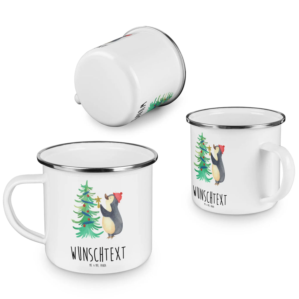 Personalisierte Emaille Tasse Pinguin Weihnachtsbaum Emaille Tasse personalisiert, Emaille Tasse mit Namen, Campingtasse personalisiert, Namenstasse, Campingtasse bedrucken, Campinggeschirr personalsisert, tasse mit namen, personalisierte tassen, personalisierte tasse, tasse selbst gestalten, tasse bedrucken, tassen bedrucken, Winter, Weihnachten, Weihnachtsdeko, Nikolaus, Advent, Heiligabend, Wintermotiv, Pinguin