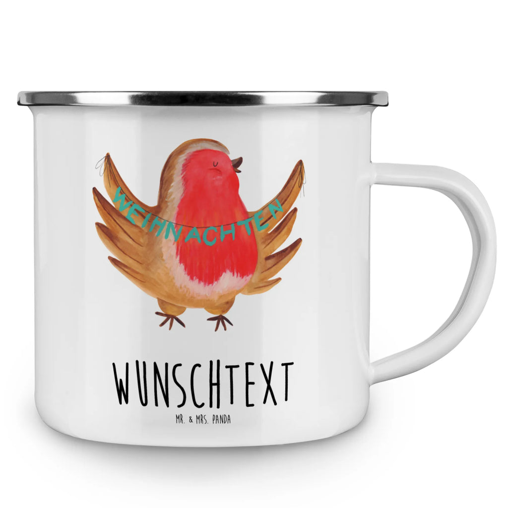 Personalisierte Emaille Tasse Rotkehlchen Weihnachten Emaille Tasse personalisiert, Emaille Tasse mit Namen, Campingtasse personalisiert, Namenstasse, Campingtasse bedrucken, Campinggeschirr personalsisert, tasse mit namen, personalisierte tassen, personalisierte tasse, tasse selbst gestalten, tasse bedrucken, tassen bedrucken, Winter, Weihnachten, Weihnachtsdeko, Nikolaus, Advent, Heiligabend, Wintermotiv, Frohe Weihnachten, Weihnachtsmotiv, Weihnachtsgruß, Vogel, xmas