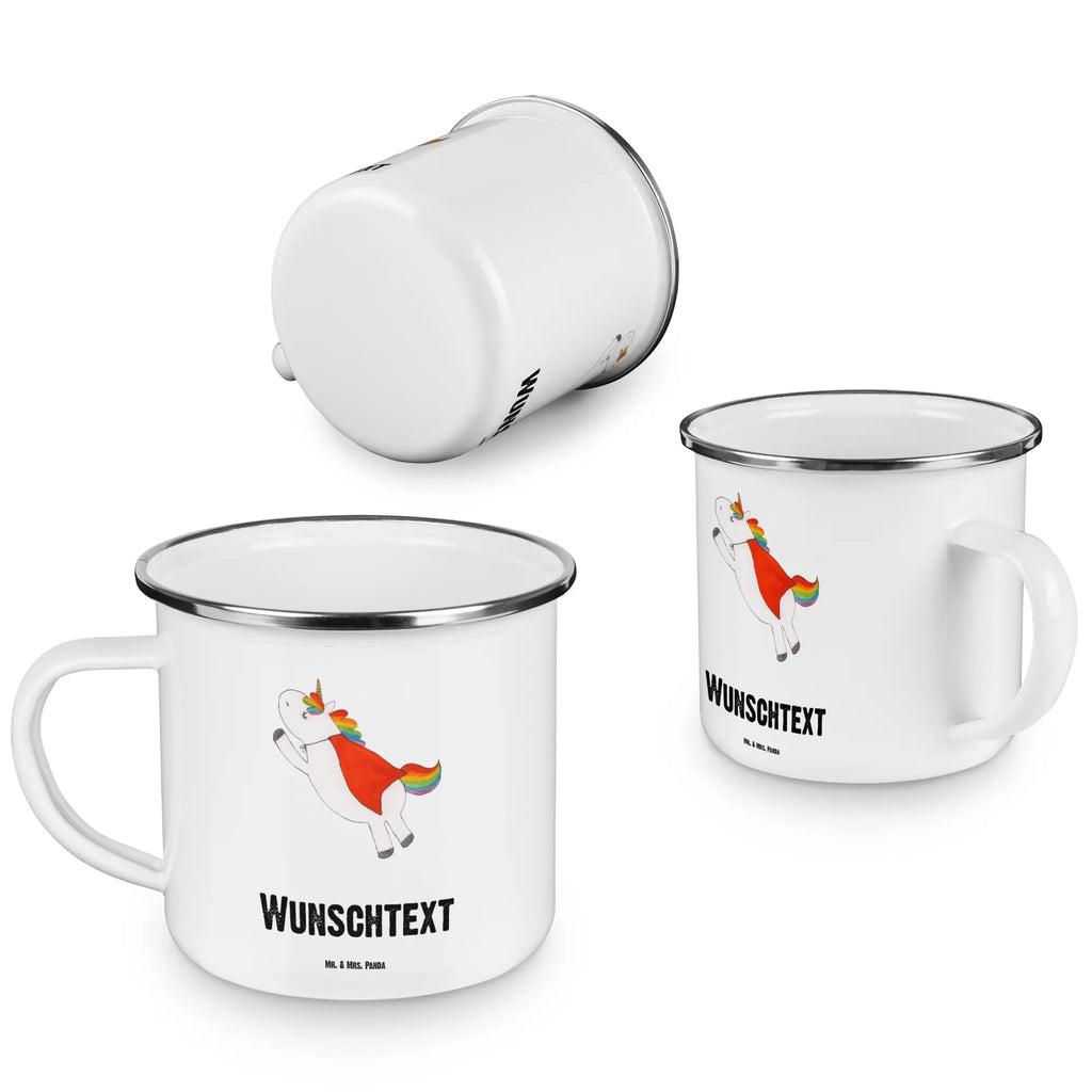 Personalisierte Emaille Tasse Einhorn Super Emaille Tasse personalisiert, Emaille Tasse mit Namen, Campingtasse personalisiert, Namenstasse, Campingtasse bedrucken, Campinggeschirr personalsisert, tasse mit namen, personalisierte tassen, personalisierte tasse, tasse selbst gestalten, tasse bedrucken, tassen bedrucken, Einhorn, Einhörner, Einhorn Deko, Pegasus, Unicorn, Traummann, Superheld, Held, Freundin, Geschenk, Girl, Mädchen