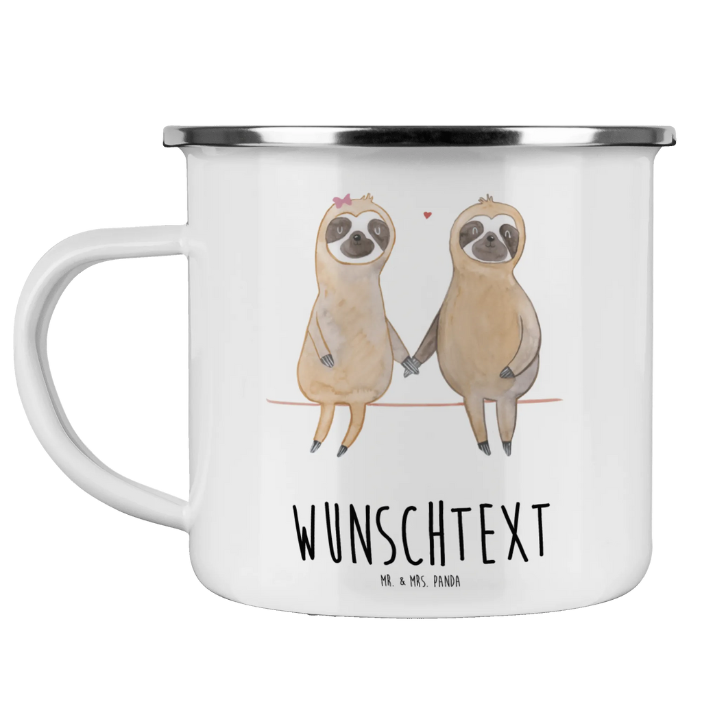 Personalisierte Emaille Tasse Faultier Pärchen Emaille Tasse personalisiert, Emaille Tasse mit Namen, Campingtasse personalisiert, Namenstasse, Campingtasse bedrucken, Campinggeschirr personalsisert, tasse mit namen, personalisierte tassen, personalisierte tasse, tasse selbst gestalten, tasse bedrucken, tassen bedrucken, Faultier, Faultier Geschenk, Faultier Deko, Faultiere, faul, Lieblingstier, Liebe, Liebespaar, Faultierliebe, Faultierpärchen, verliebt, verlobt, gemeinsam, relaxen, Pärchen, Beziehung, Langsamkeit