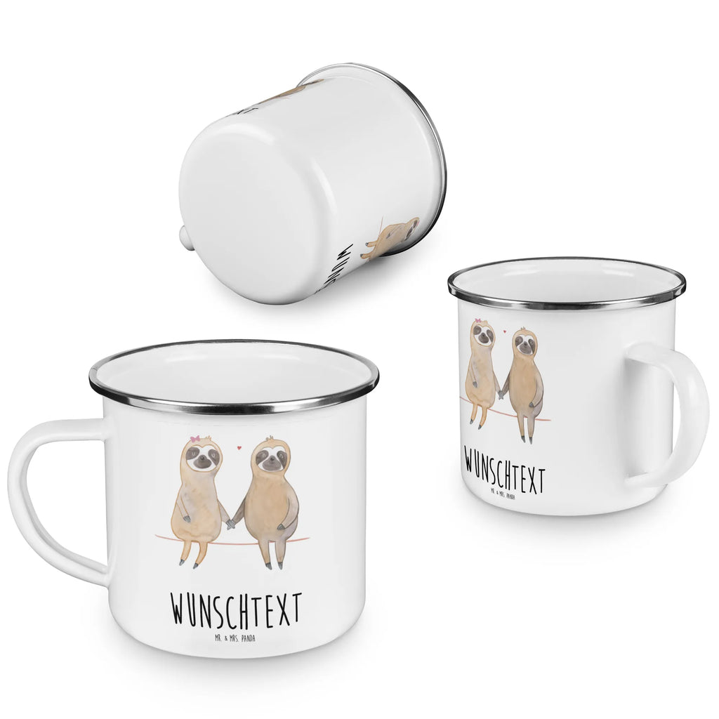 Personalisierte Emaille Tasse Faultier Pärchen Emaille Tasse personalisiert, Emaille Tasse mit Namen, Campingtasse personalisiert, Namenstasse, Campingtasse bedrucken, Campinggeschirr personalsisert, tasse mit namen, personalisierte tassen, personalisierte tasse, tasse selbst gestalten, tasse bedrucken, tassen bedrucken, Faultier, Faultier Geschenk, Faultier Deko, Faultiere, faul, Lieblingstier, Liebe, Liebespaar, Faultierliebe, Faultierpärchen, verliebt, verlobt, gemeinsam, relaxen, Pärchen, Beziehung, Langsamkeit