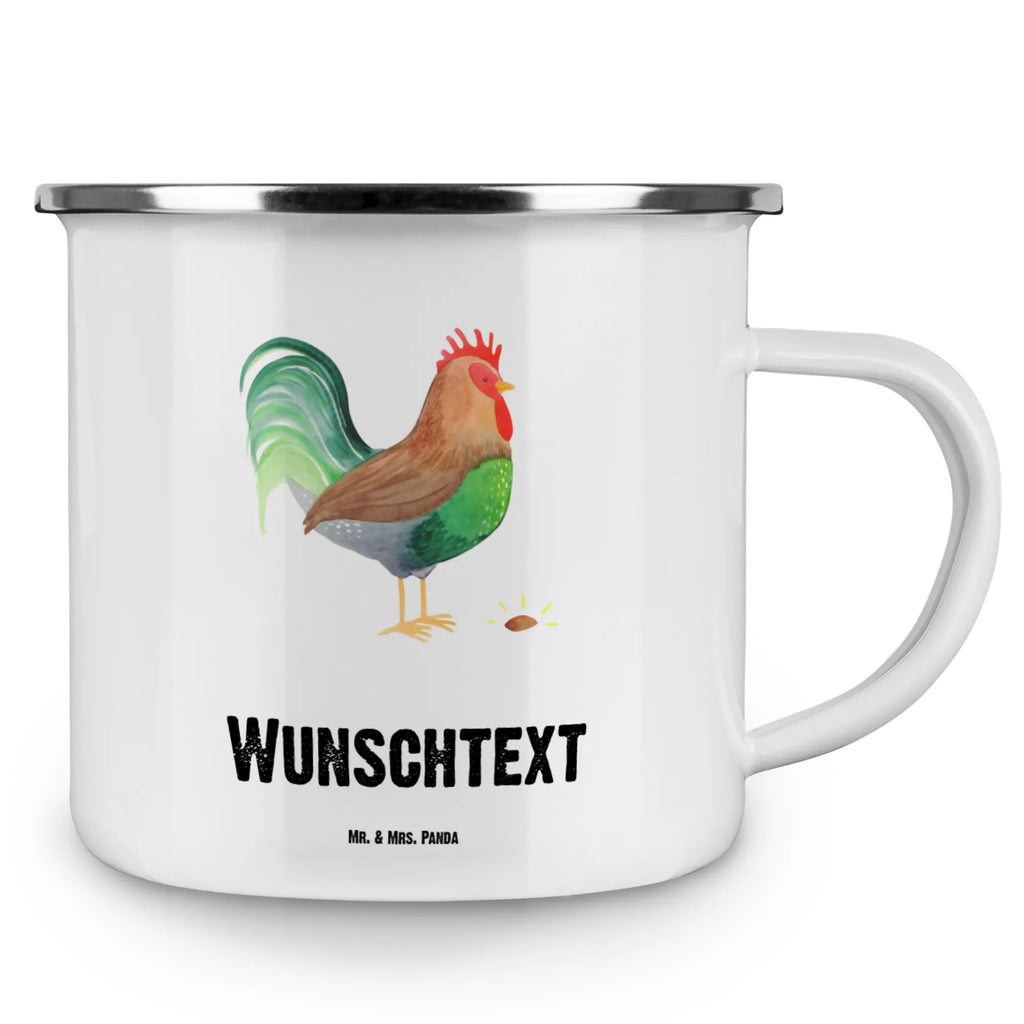 Personalisierte Emaille Tasse Hahn mit Korn Emaille Tasse personalisiert, Emaille Tasse mit Namen, Campingtasse personalisiert, Namenstasse, Campingtasse bedrucken, Campinggeschirr personalsisert, tasse mit namen, personalisierte tassen, personalisierte tasse, tasse selbst gestalten, tasse bedrucken, tassen bedrucken, Bauernhof, Hoftiere, Landwirt, Landwirtin, Hahn, Korn, Henne, Eier, Natur