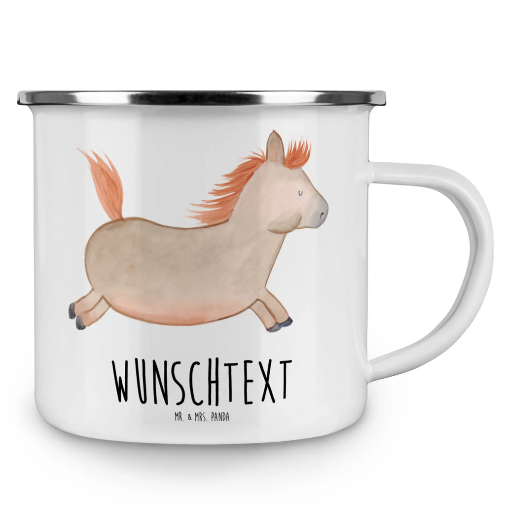 Personalisierte Emaille Tasse Pferd springt Emaille Tasse personalisiert, Emaille Tasse mit Namen, Campingtasse personalisiert, Namenstasse, Campingtasse bedrucken, Campinggeschirr personalsisert, tasse mit namen, personalisierte tassen, personalisierte tasse, tasse selbst gestalten, tasse bedrucken, tassen bedrucken, Bauernhof, Hoftiere, Landwirt, Landwirtin, Pferd, Pony, Pferde, Stall, Pferdestall, ausreiten, reiten, Pferdebesitzer