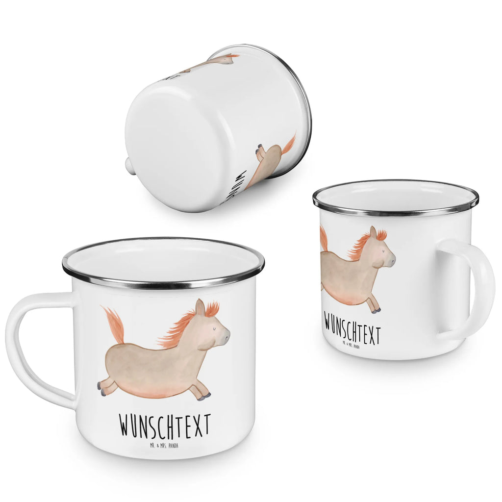 Personalisierte Emaille Tasse Pferd springt Emaille Tasse personalisiert, Emaille Tasse mit Namen, Campingtasse personalisiert, Namenstasse, Campingtasse bedrucken, Campinggeschirr personalsisert, tasse mit namen, personalisierte tassen, personalisierte tasse, tasse selbst gestalten, tasse bedrucken, tassen bedrucken, Bauernhof, Hoftiere, Landwirt, Landwirtin, Pferd, Pony, Pferde, Stall, Pferdestall, ausreiten, reiten, Pferdebesitzer