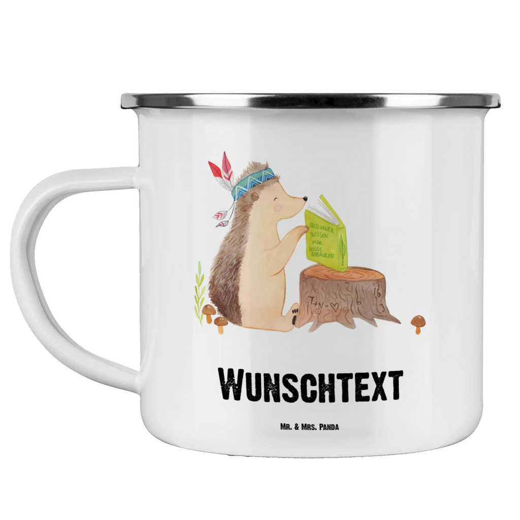 Personalisierte Emaille Tasse Igel Indianer Emaille Tasse personalisiert, Emaille Tasse mit Namen, Campingtasse personalisiert, Namenstasse, Campingtasse bedrucken, Campinggeschirr personalsisert, tasse mit namen, personalisierte tassen, personalisierte tasse, tasse selbst gestalten, tasse bedrucken, tassen bedrucken, Waldtiere, Tiere, Igel, Indianer, Abenteuer, Lagerfeuer, Camping