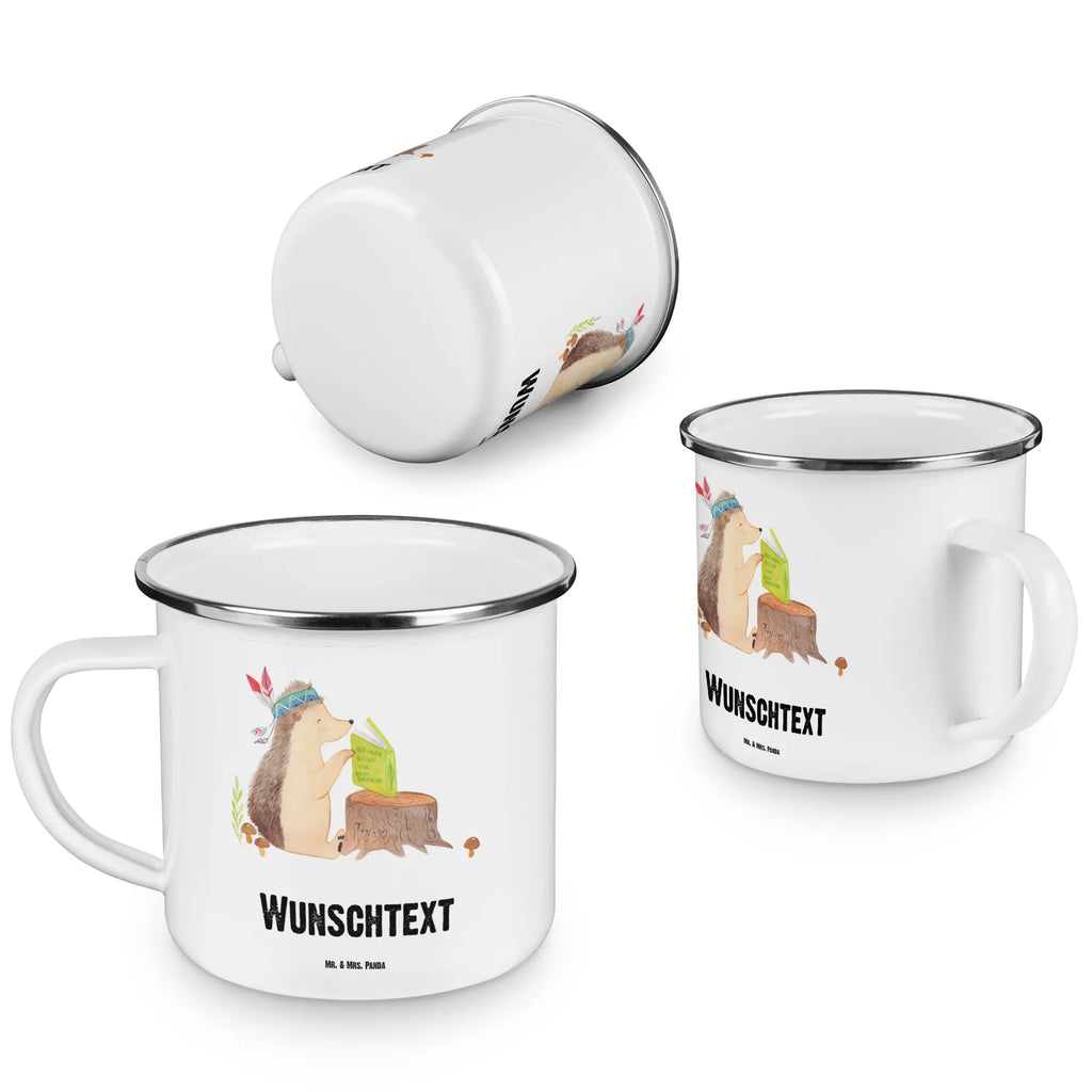 Personalisierte Emaille Tasse Igel Indianer Emaille Tasse personalisiert, Emaille Tasse mit Namen, Campingtasse personalisiert, Namenstasse, Campingtasse bedrucken, Campinggeschirr personalsisert, tasse mit namen, personalisierte tassen, personalisierte tasse, tasse selbst gestalten, tasse bedrucken, tassen bedrucken, Waldtiere, Tiere, Igel, Indianer, Abenteuer, Lagerfeuer, Camping