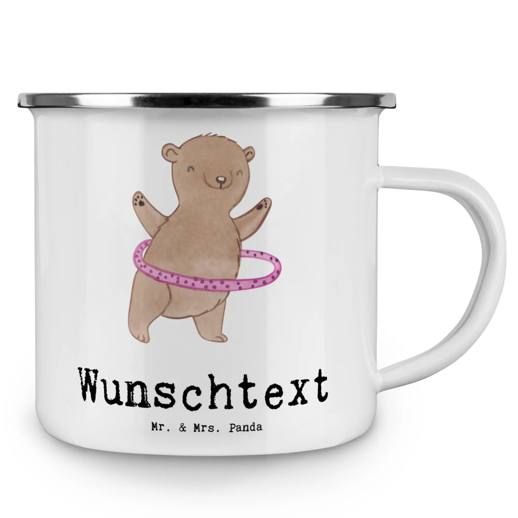 Personalisierte Emaille Tasse Bär Hula Hoop Emaille Tasse personalisiert, Emaille Tasse mit Namen, Campingtasse personalisiert, Namenstasse, Campingtasse bedrucken, Campinggeschirr personalsisert, tasse mit namen, personalisierte tassen, personalisierte tasse, tasse selbst gestalten, tasse bedrucken, tassen bedrucken, Geschenk, Sport, Sportart, Hobby, Schenken, Danke, Dankeschön, Auszeichnung, Gewinn, Sportler, Hula Hoop, Fitness, Training