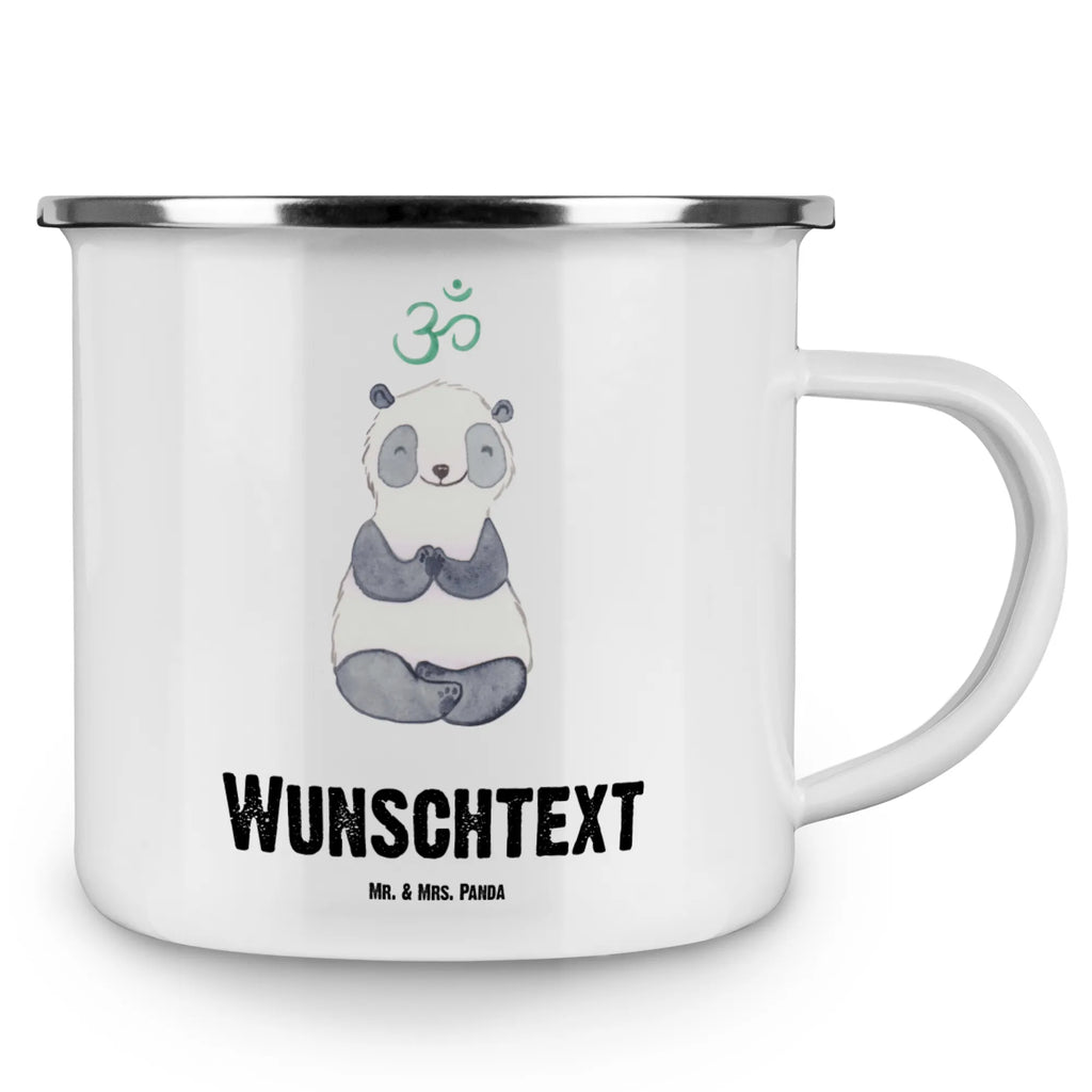 Personalisierte Emaille Tasse Panda Meditieren Emaille Tasse personalisiert, Emaille Tasse mit Namen, Campingtasse personalisiert, Namenstasse, Campingtasse bedrucken, Campinggeschirr personalsisert, tasse mit namen, personalisierte tassen, personalisierte tasse, tasse selbst gestalten, tasse bedrucken, tassen bedrucken, Geschenk, Sport, Sportart, Hobby, Schenken, Danke, Dankeschön, Auszeichnung, Gewinn, Sportler, Meditieren, Meditation, Meditationskurs