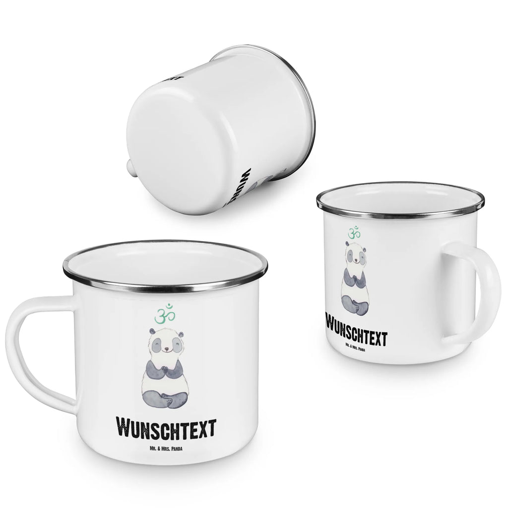 Personalisierte Emaille Tasse Panda Meditieren Emaille Tasse personalisiert, Emaille Tasse mit Namen, Campingtasse personalisiert, Namenstasse, Campingtasse bedrucken, Campinggeschirr personalsisert, tasse mit namen, personalisierte tassen, personalisierte tasse, tasse selbst gestalten, tasse bedrucken, tassen bedrucken, Geschenk, Sport, Sportart, Hobby, Schenken, Danke, Dankeschön, Auszeichnung, Gewinn, Sportler, Meditieren, Meditation, Meditationskurs