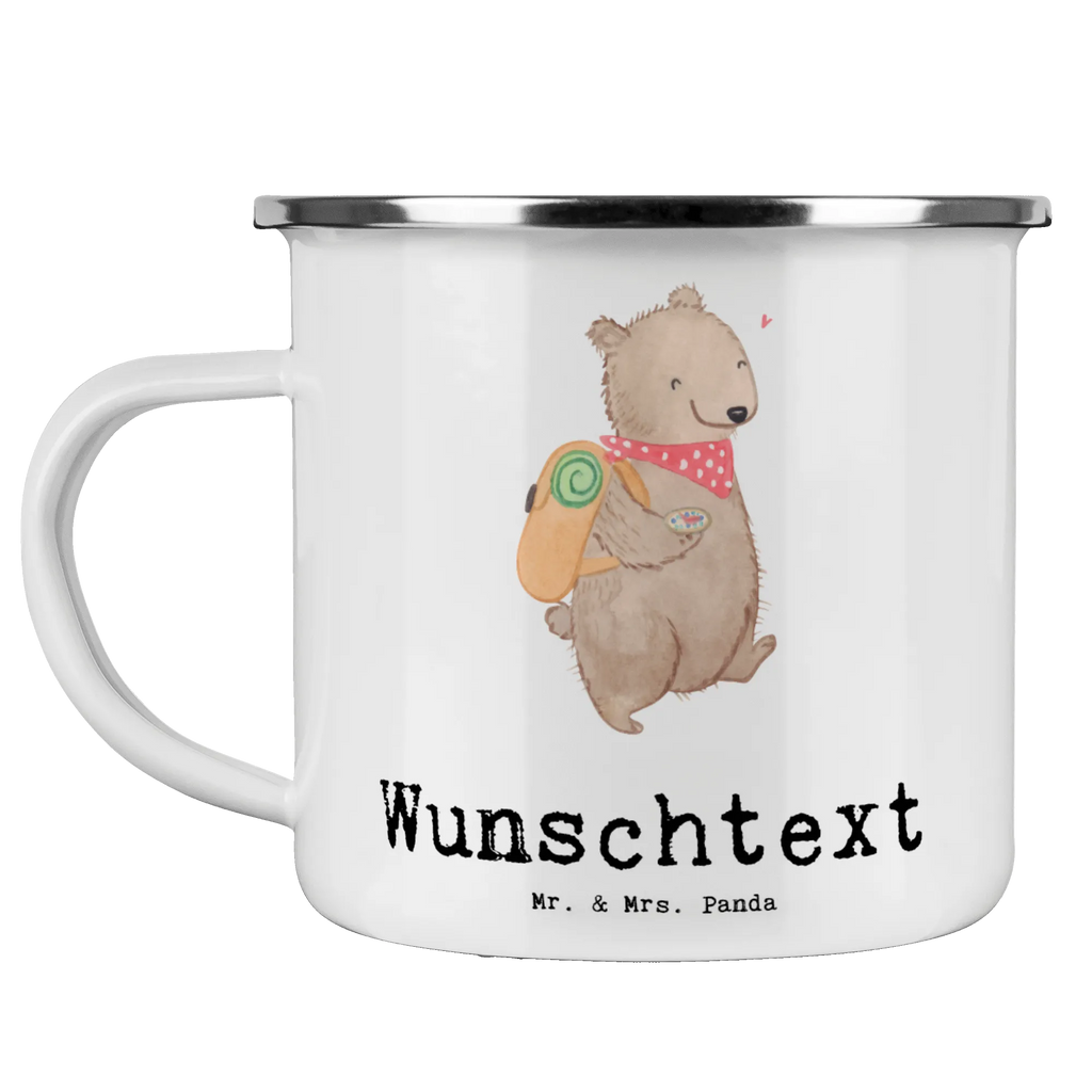 Personalisierte Emaille Tasse Bär Wandern Emaille Tasse personalisiert, Emaille Tasse mit Namen, Campingtasse personalisiert, Namenstasse, Campingtasse bedrucken, Campinggeschirr personalsisert, tasse mit namen, personalisierte tassen, personalisierte tasse, tasse selbst gestalten, tasse bedrucken, tassen bedrucken, Geschenk, Sport, Sportart, Hobby, Schenken, Danke, Dankeschön, Auszeichnung, Gewinn, Sportler, Wandern, Bergsteigen, Wintertouren, Outdoor Sport, Freizeitsport, Spazieren, Natur entdecken