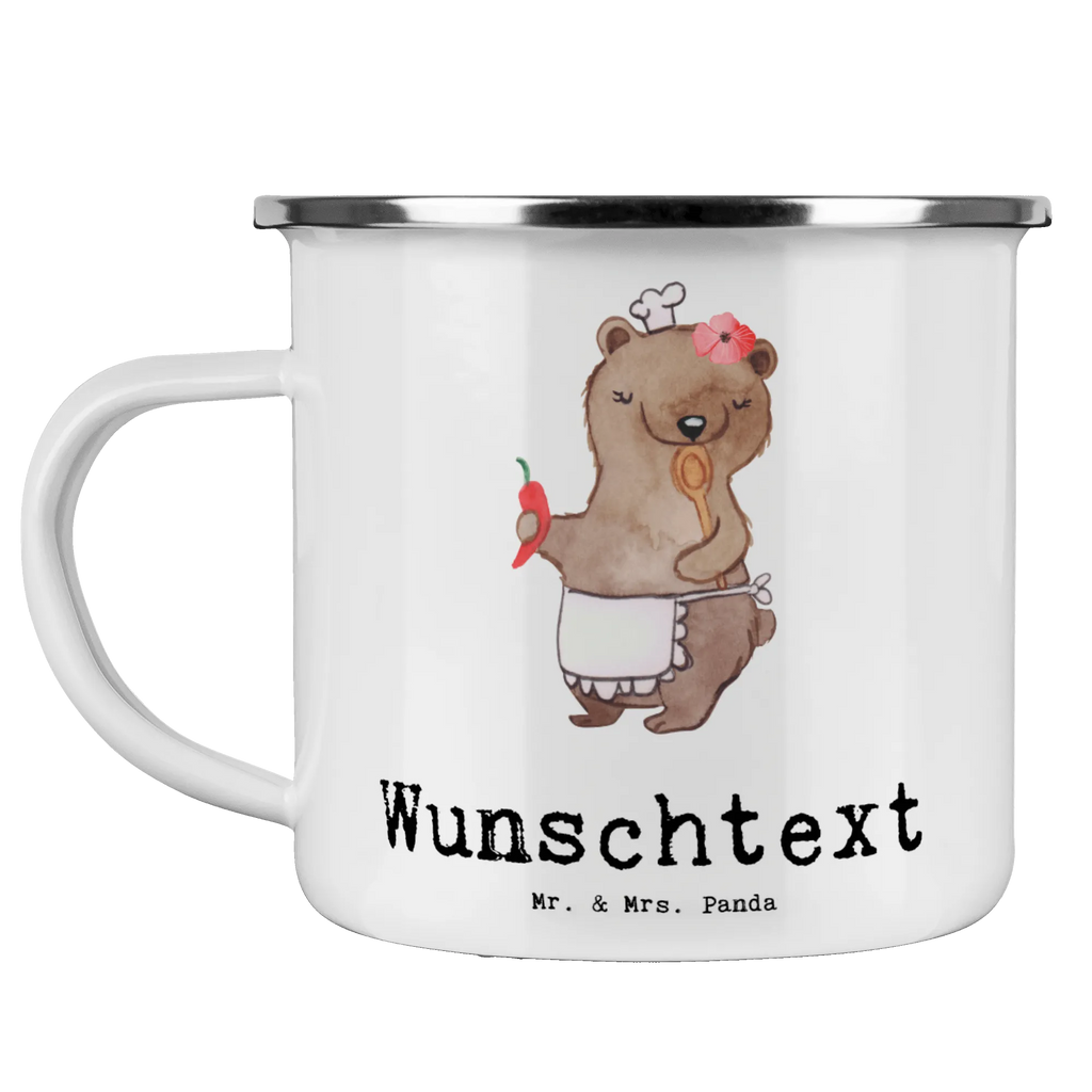 Personalisierte Emaille Tasse Köchin mit Herz Emaille Tasse personalisiert, Emaille Tasse mit Namen, Campingtasse personalisiert, Namenstasse, Campingtasse bedrucken, Campinggeschirr personalsisert, tasse mit namen, personalisierte tassen, personalisierte tasse, tasse selbst gestalten, tasse bedrucken, tassen bedrucken, Beruf, Ausbildung, Jubiläum, Abschied, Rente, Kollege, Kollegin, Geschenk, Schenken, Arbeitskollege, Mitarbeiter, Firma, Danke, Dankeschön, Köchin, Chefköchin, Küchenchefin, Küchenmeisterin, Schiffsköchin, Sterneköchin, Fernsehköchin, Restaurant