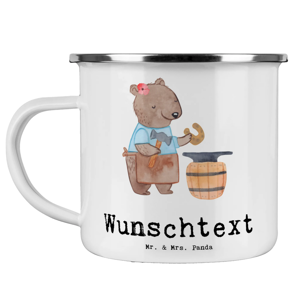 Personalisierte Emaille Tasse Schmiedin mit Herz Emaille Tasse personalisiert, Emaille Tasse mit Namen, Campingtasse personalisiert, Namenstasse, Campingtasse bedrucken, Campinggeschirr personalsisert, tasse mit namen, personalisierte tassen, personalisierte tasse, tasse selbst gestalten, tasse bedrucken, tassen bedrucken, Beruf, Ausbildung, Jubiläum, Abschied, Rente, Kollege, Kollegin, Geschenk, Schenken, Arbeitskollege, Mitarbeiter, Firma, Danke, Dankeschön