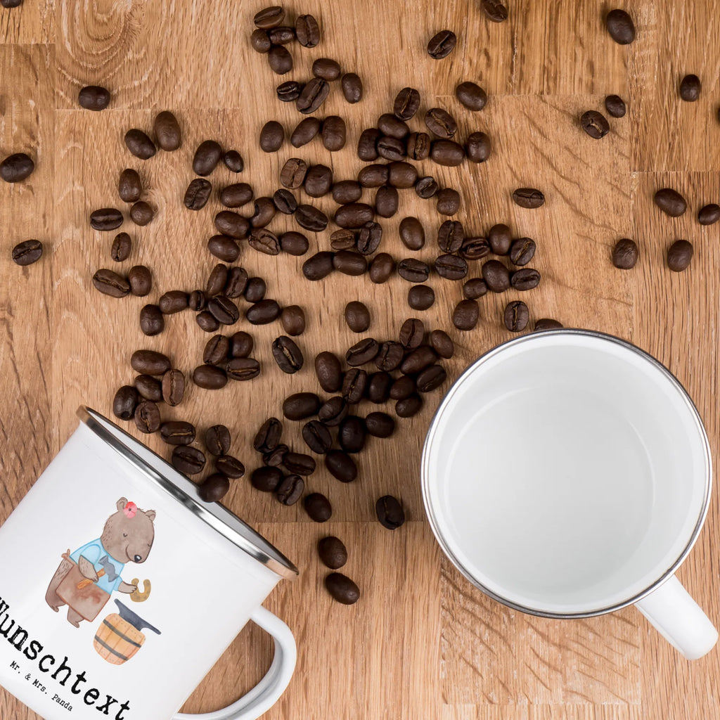 Personalisierte Emaille Tasse Schmiedin mit Herz Emaille Tasse personalisiert, Emaille Tasse mit Namen, Campingtasse personalisiert, Namenstasse, Campingtasse bedrucken, Campinggeschirr personalsisert, tasse mit namen, personalisierte tassen, personalisierte tasse, tasse selbst gestalten, tasse bedrucken, tassen bedrucken, Beruf, Ausbildung, Jubiläum, Abschied, Rente, Kollege, Kollegin, Geschenk, Schenken, Arbeitskollege, Mitarbeiter, Firma, Danke, Dankeschön