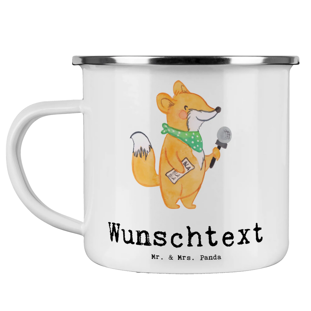 Personalisierte Emaille Tasse Journalist mit Herz Emaille Tasse personalisiert, Emaille Tasse mit Namen, Campingtasse personalisiert, Namenstasse, Campingtasse bedrucken, Campinggeschirr personalsisert, tasse mit namen, personalisierte tassen, personalisierte tasse, tasse selbst gestalten, tasse bedrucken, tassen bedrucken, Beruf, Ausbildung, Jubiläum, Abschied, Rente, Kollege, Kollegin, Geschenk, Schenken, Arbeitskollege, Mitarbeiter, Firma, Danke, Dankeschön, Journalist, Reporter, Redakteur, Pressebüro, Studium