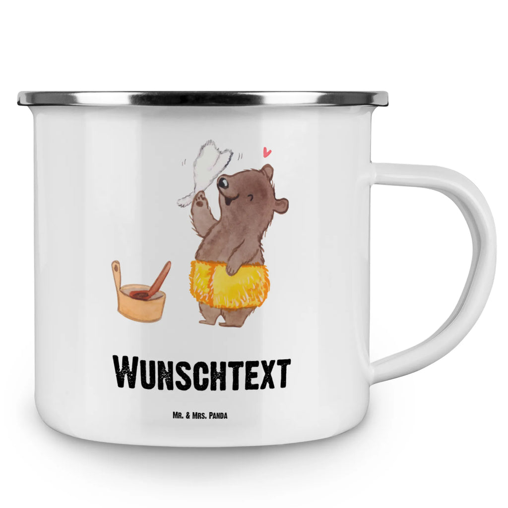 Personalisierte Emaille Tasse Saunameister mit Herz Emaille Tasse personalisiert, Emaille Tasse mit Namen, Campingtasse personalisiert, Namenstasse, Campingtasse bedrucken, Campinggeschirr personalsisert, tasse mit namen, personalisierte tassen, personalisierte tasse, tasse selbst gestalten, tasse bedrucken, tassen bedrucken, Beruf, Ausbildung, Jubiläum, Abschied, Rente, Kollege, Kollegin, Geschenk, Schenken, Arbeitskollege, Mitarbeiter, Firma, Danke, Dankeschön