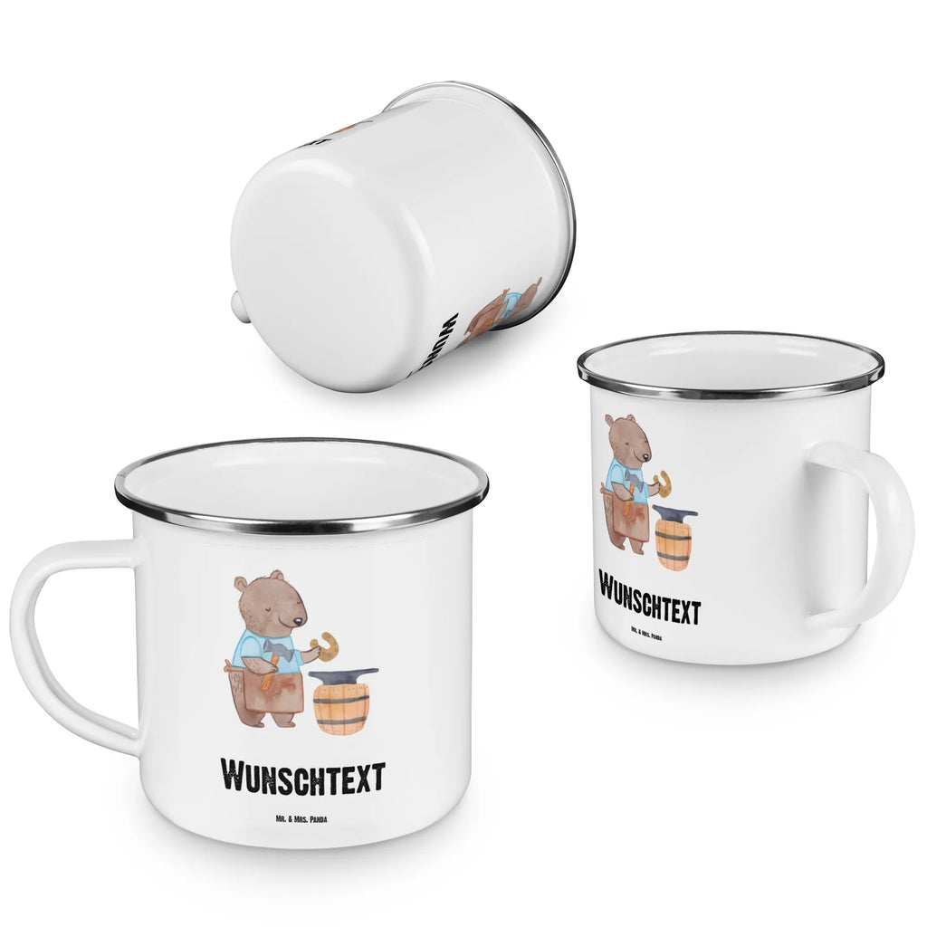 Personalisierte Emaille Tasse Schmied mit Herz Emaille Tasse personalisiert, Emaille Tasse mit Namen, Campingtasse personalisiert, Namenstasse, Campingtasse bedrucken, Campinggeschirr personalsisert, tasse mit namen, personalisierte tassen, personalisierte tasse, tasse selbst gestalten, tasse bedrucken, tassen bedrucken, Beruf, Ausbildung, Jubiläum, Abschied, Rente, Kollege, Kollegin, Geschenk, Schenken, Arbeitskollege, Mitarbeiter, Firma, Danke, Dankeschön