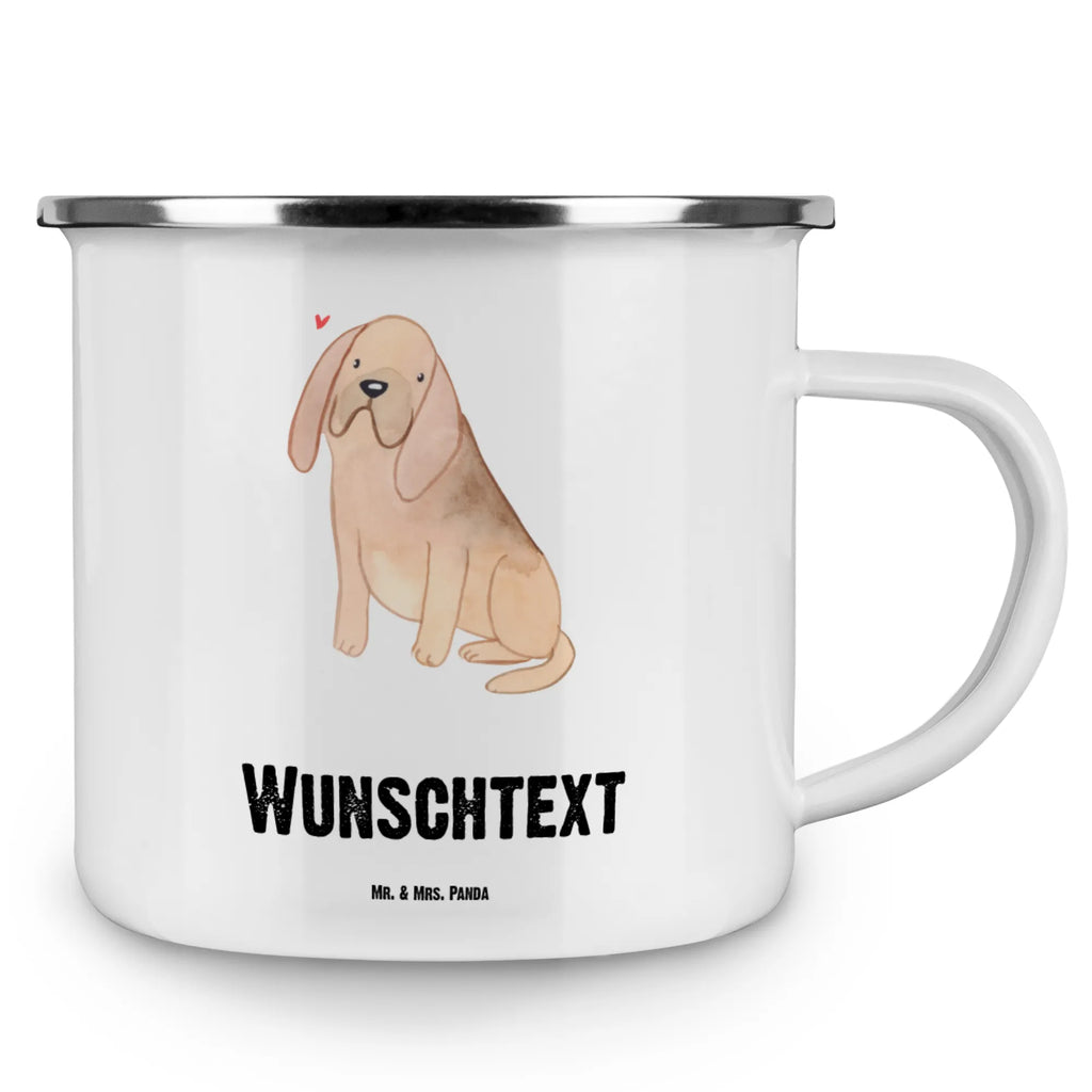 Personalisierte Emaille Tasse Bloodhound Lebensretter Emaille Tasse personalisiert, Emaille Tasse mit Namen, Campingtasse personalisiert, Namenstasse, Campingtasse bedrucken, Campinggeschirr personalsisert, tasse mit namen, personalisierte tassen, personalisierte tasse, tasse selbst gestalten, tasse bedrucken, tassen bedrucken, Hund, Hunderasse, Rassehund, Hundebesitzer, Geschenk, Tierfreund, Schenken, Welpe, Bluthund, Bloodhound, St. Hubertushund, Chien de Saint Hubert