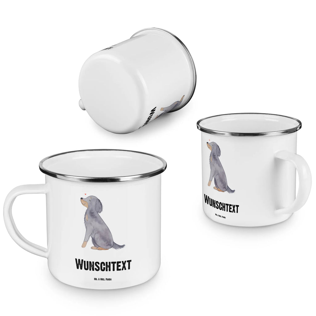 Personalisierte Emaille Tasse Gordon Setter Lebensretter Emaille Tasse personalisiert, Emaille Tasse mit Namen, Campingtasse personalisiert, Namenstasse, Campingtasse bedrucken, Campinggeschirr personalsisert, tasse mit namen, personalisierte tassen, personalisierte tasse, tasse selbst gestalten, tasse bedrucken, tassen bedrucken, Hund, Hunderasse, Rassehund, Hundebesitzer, Geschenk, Tierfreund, Schenken, Welpe, Gordon Shetter, Jagdhund