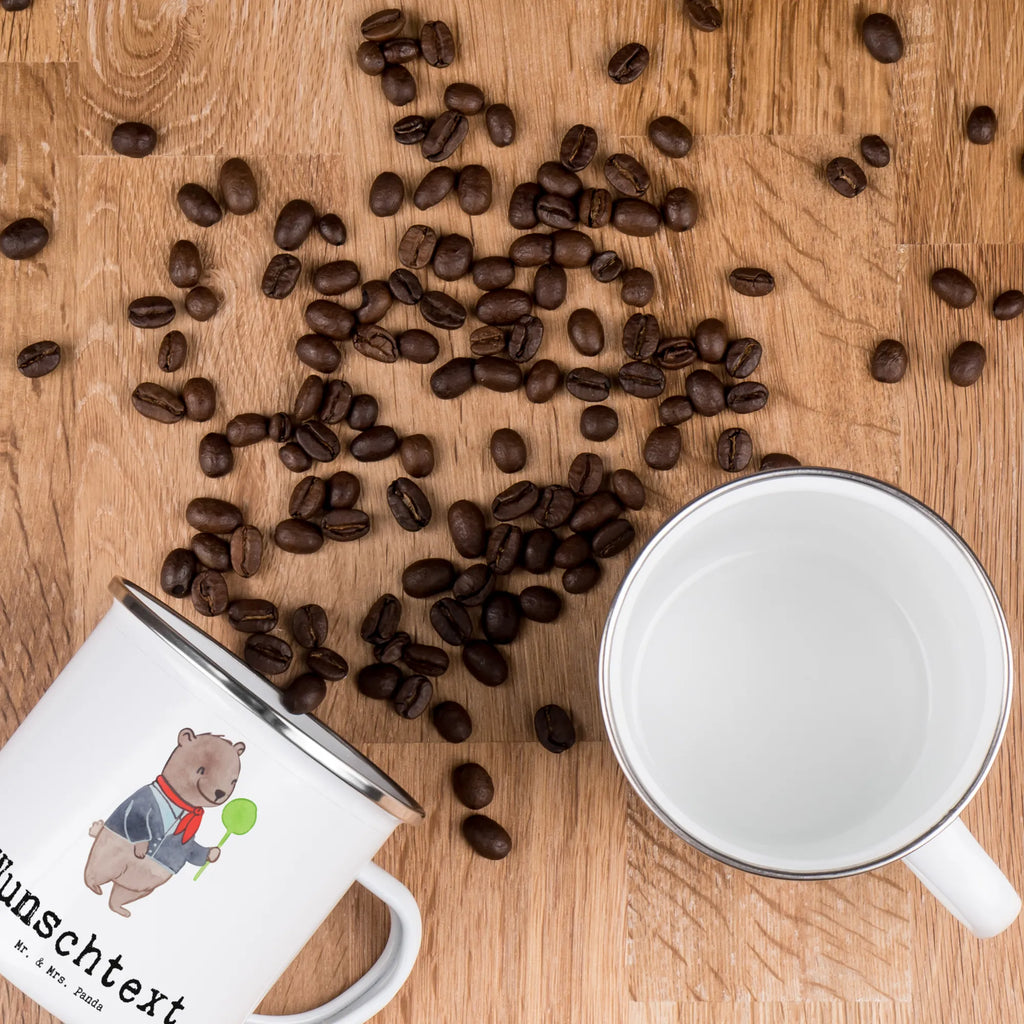 Personalisierte Emaille Tasse Schaffnerin mit Herz Emaille Tasse personalisiert, Emaille Tasse mit Namen, Campingtasse personalisiert, Namenstasse, Campingtasse bedrucken, Campinggeschirr personalsisert, tasse mit namen, personalisierte tassen, personalisierte tasse, tasse selbst gestalten, tasse bedrucken, tassen bedrucken, Beruf, Ausbildung, Jubiläum, Abschied, Rente, Kollege, Kollegin, Geschenk, Schenken, Arbeitskollege, Mitarbeiter, Firma, Danke, Dankeschön