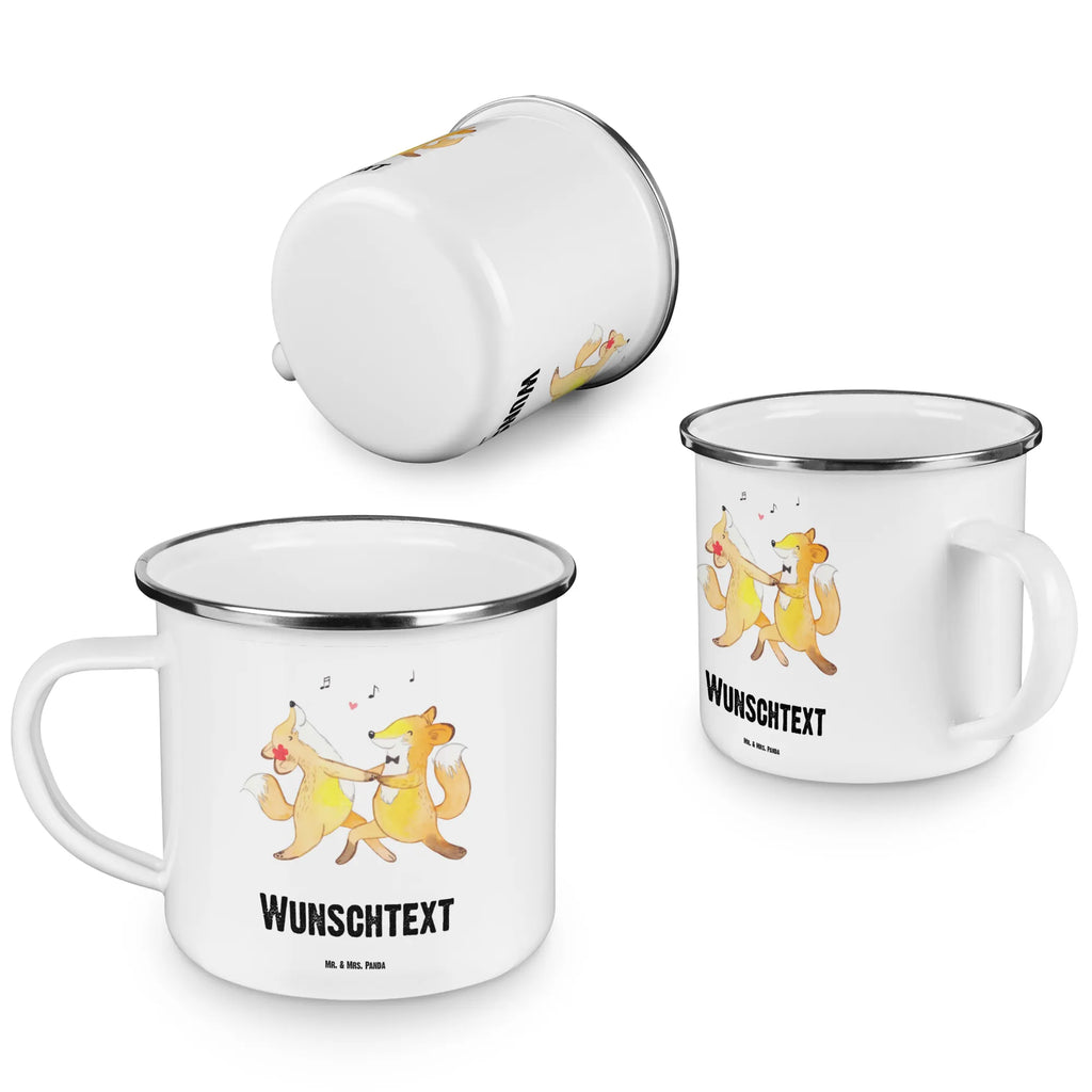 Personalisierte Emaille Tasse Füchse Salsa tanzen Emaille Tasse personalisiert, Emaille Tasse mit Namen, Campingtasse personalisiert, Namenstasse, Campingtasse bedrucken, Campinggeschirr personalsisert, tasse mit namen, personalisierte tassen, personalisierte tasse, tasse selbst gestalten, tasse bedrucken, tassen bedrucken, Geschenk, Sport, Sportart, Hobby, Schenken, Danke, Dankeschön, Auszeichnung, Gewinn, Sportler, Salsa tanzen, Tanzschule, Tanzen, Tanzkurs