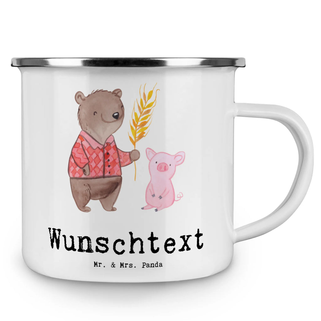 Personalisierte Emaille Tasse Bauer mit Herz Emaille Tasse personalisiert, Emaille Tasse mit Namen, Campingtasse personalisiert, Namenstasse, Campingtasse bedrucken, Campinggeschirr personalsisert, tasse mit namen, personalisierte tassen, personalisierte tasse, tasse selbst gestalten, tasse bedrucken, tassen bedrucken, Beruf, Ausbildung, Jubiläum, Abschied, Rente, Kollege, Kollegin, Geschenk, Schenken, Arbeitskollege, Mitarbeiter, Firma, Danke, Dankeschön, Landwirt; Bauer, Tierwirt, Agronom, Farmer, Bauernhof