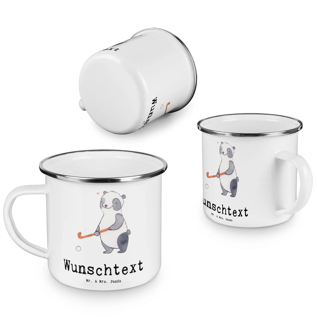 Personalisierte Emaille Tasse Panda Hockey spielen Emaille Tasse personalisiert, Emaille Tasse mit Namen, Campingtasse personalisiert, Namenstasse, Campingtasse bedrucken, Campinggeschirr personalsisert, tasse mit namen, personalisierte tassen, personalisierte tasse, tasse selbst gestalten, tasse bedrucken, tassen bedrucken, Geschenk, Sport, Sportart, Hobby, Schenken, Danke, Dankeschön, Auszeichnung, Gewinn, Sportler, Hockey spielen, Feldhockey, Hockeyschläger, Hockey Verein