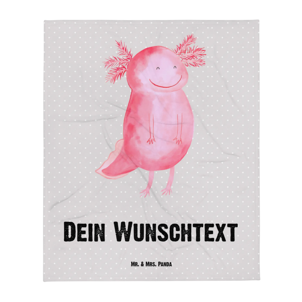 Babydecke mit Namen Axolotl glücklich Babdyecke personalisiert, Babydecke mit Namen, Babydecke bedrucken, Babygeschenk personalisiet, Babygeschenk mit Namen, Krabbeldecke mit Namen, Krabbeldecke personalisiert, Axolotl, Molch, Axolot, Schwanzlurch, Lurch, Lurche, Motivation, gute Laune