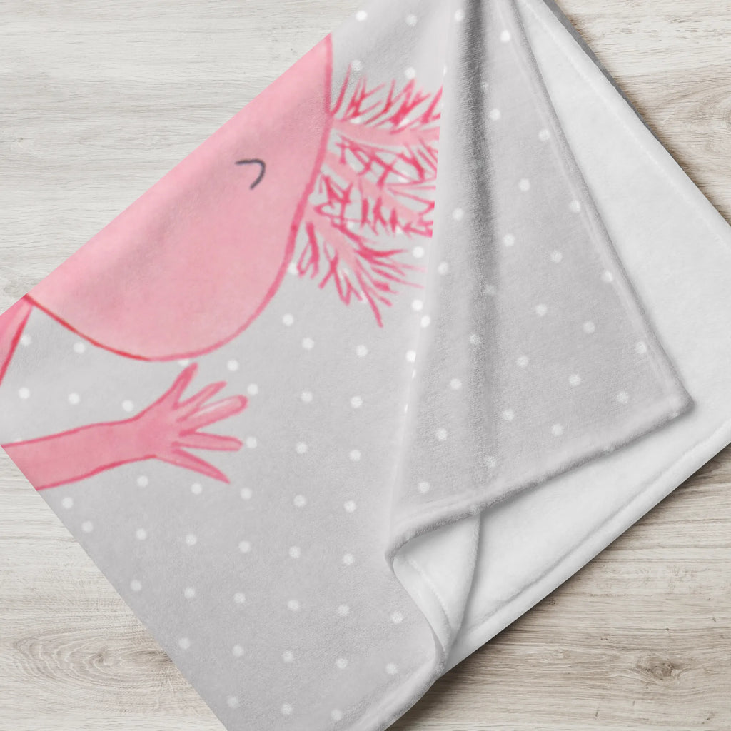 Babydecke mit Namen Axolotl Hurra Babdyecke personalisiert, Babydecke mit Namen, Babydecke bedrucken, Babygeschenk personalisiet, Babygeschenk mit Namen, Krabbeldecke mit Namen, Krabbeldecke personalisiert, Axolotl, Molch, Axolot, Schwanzlurch, Lurch, Lurche, fröhlich, Spaß, Freude, Motivation, Zufriedenheit