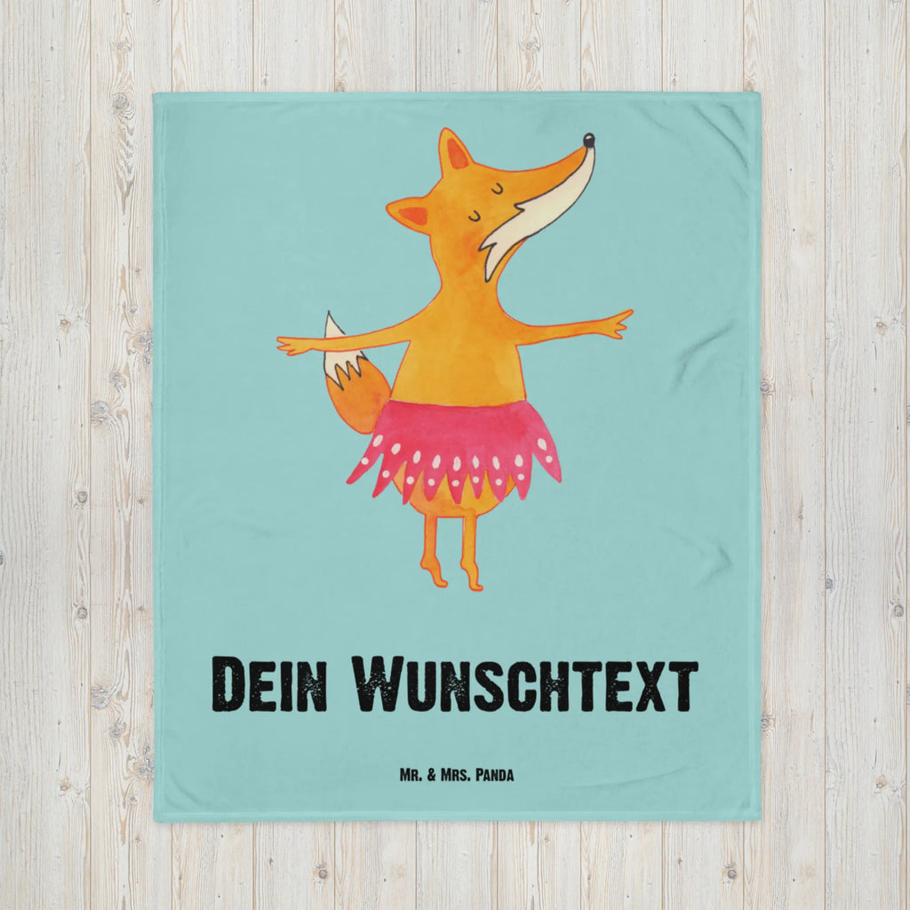 Babydecke mit Namen Fuchs Ballerina Babdyecke personalisiert, Babydecke mit Namen, Babydecke bedrucken, Babygeschenk personalisiet, Babygeschenk mit Namen, Krabbeldecke mit Namen, Krabbeldecke personalisiert, Fuchs, Fuchs Spruch, Füchse, Füchsin, Ballerina, Ballett, Tänzerin, Tanzen, Party, Einladung, Geburtstag