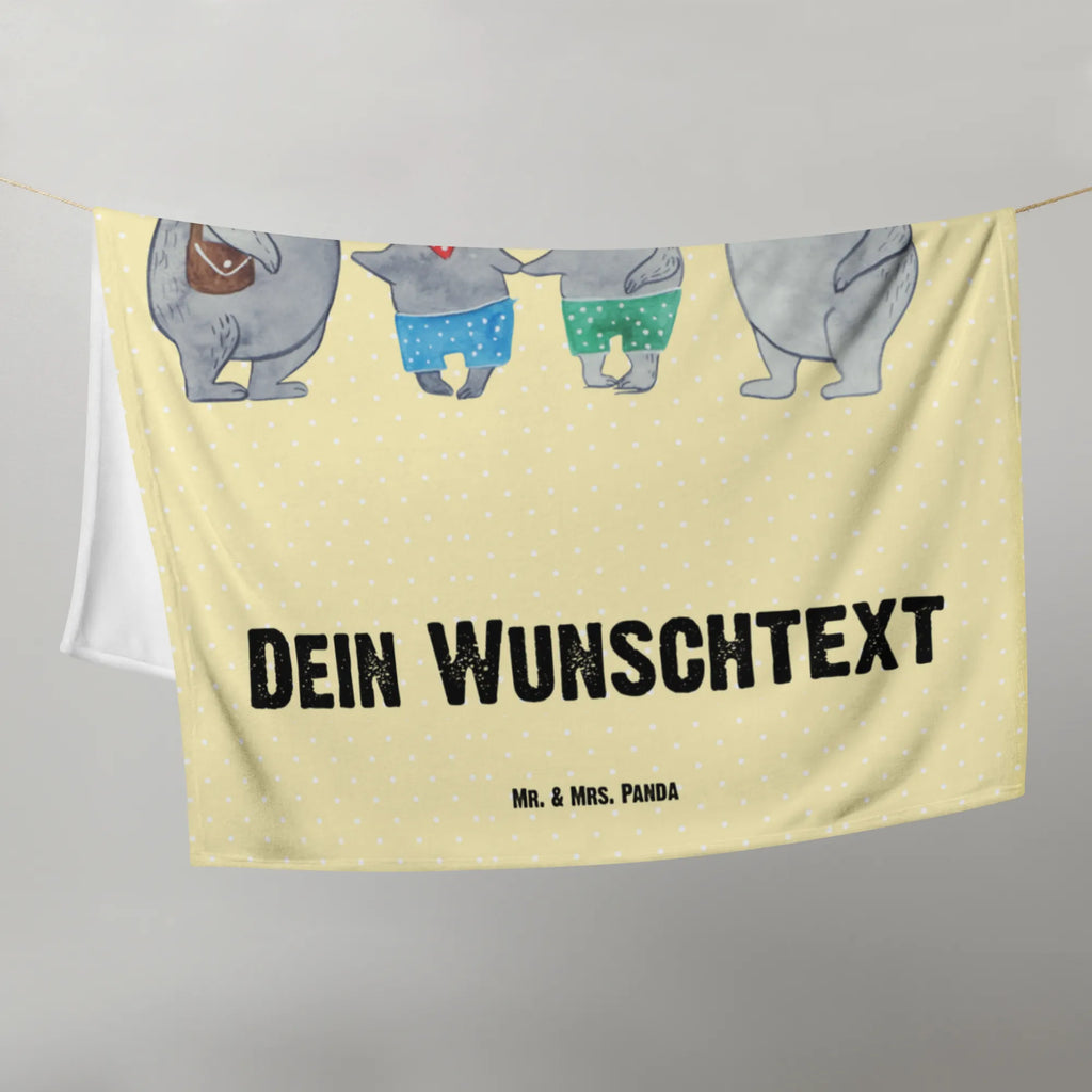Baby blanket with name Koala family with two kids Babdyecke personalisiert, Babydecke mit Namen, Babydecke bedrucken, Babygeschenk personalisiet, Babygeschenk mit Namen, Krabbeldecke mit Namen, Krabbeldecke personalisiert, Familie, Vatertag, Muttertag, Bruder, Schwester, Mama, Papa, Oma, Opa, Koala, Koalabär, beste Familie, Familienzeit, Familienleben, Koalafamilie, Lieblingsfamilie