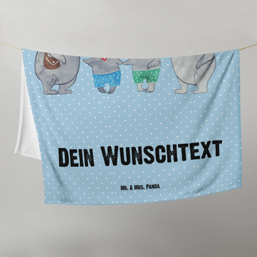 Baby blanket with name Koala family with two kids Babdyecke personalisiert, Babydecke mit Namen, Babydecke bedrucken, Babygeschenk personalisiet, Babygeschenk mit Namen, Krabbeldecke mit Namen, Krabbeldecke personalisiert, Familie, Vatertag, Muttertag, Bruder, Schwester, Mama, Papa, Oma, Opa, Koala, Koalabär, beste Familie, Familienzeit, Familienleben, Koalafamilie, Lieblingsfamilie