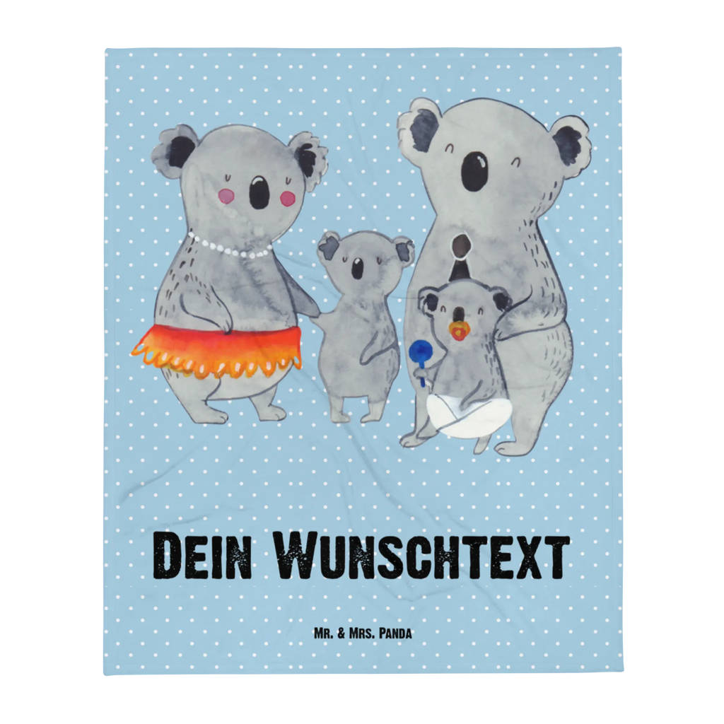 Babydecke mit Namen Koala Familie Babdyecke personalisiert, Babydecke mit Namen, Babydecke bedrucken, Babygeschenk personalisiet, Babygeschenk mit Namen, Krabbeldecke mit Namen, Krabbeldecke personalisiert, Familie, Vatertag, Muttertag, Bruder, Schwester, Mama, Papa, Oma, Opa, Koala, Koalas, Family, Kinder, Geschwister, Familienleben