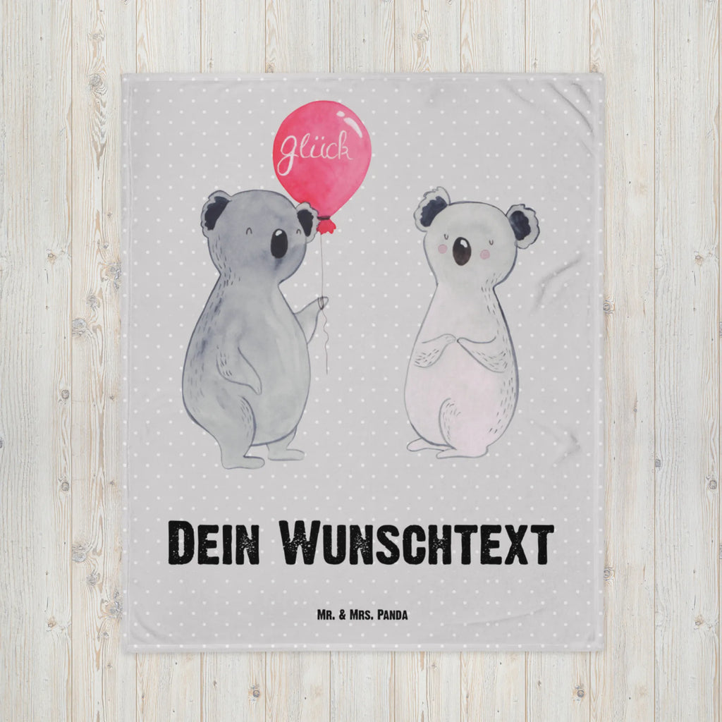 Babydecke mit Namen Koala Luftballon Babdyecke personalisiert, Babydecke mit Namen, Babydecke bedrucken, Babygeschenk personalisiet, Babygeschenk mit Namen, Krabbeldecke mit Namen, Krabbeldecke personalisiert, Koala, Koalabär, Luftballon, Party, Geburtstag, Geschenk