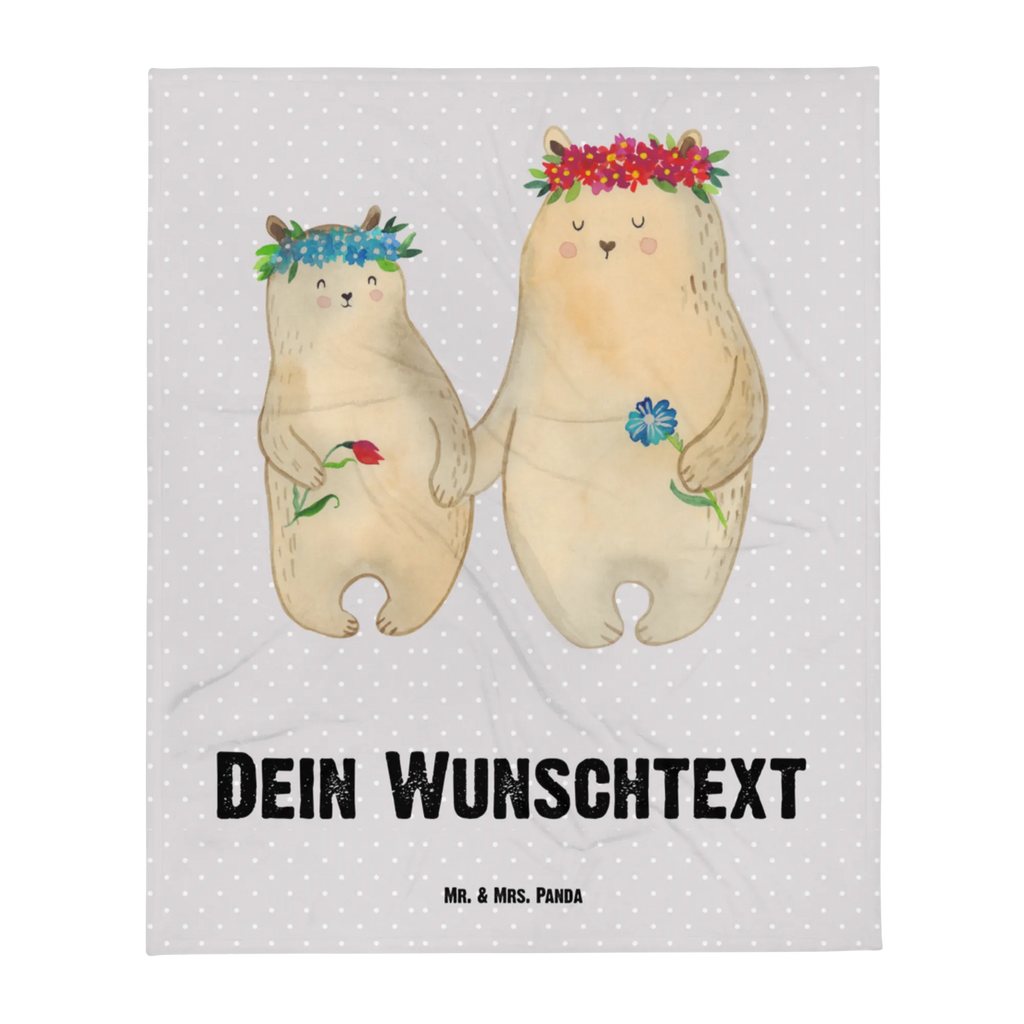 Baby blanket with name Bears with flower crown Babdyecke personalisiert, Babydecke mit Namen, Babydecke bedrucken, Babygeschenk personalisiet, Babygeschenk mit Namen, Krabbeldecke mit Namen, Krabbeldecke personalisiert, Familie, Vatertag, Muttertag, Bruder, Schwester, Mama, Papa, Oma, Opa, Bär, Bären, Mutter, Mutti, Mami, Lieblingsmensch, Lieblingsmama, beste Mutter, weltbeste Mama, Geschenk Mama. Muttertag, Tochter, Kind, Kinder, Töchter, Family, Vorbild