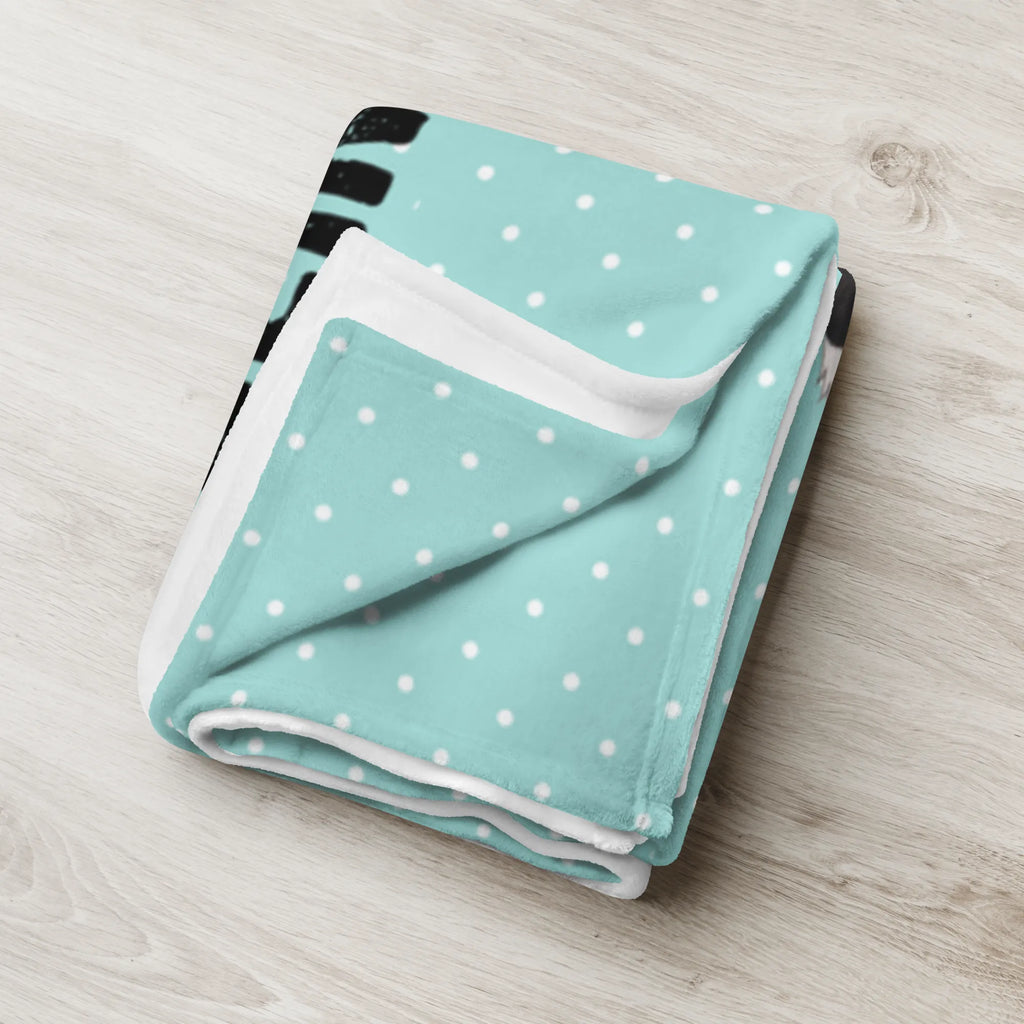 Baby blanket with name skunk ball Babdyecke personalisiert, Babydecke mit Namen, Babydecke bedrucken, Babygeschenk personalisiet, Babygeschenk mit Namen, Krabbeldecke mit Namen, Krabbeldecke personalisiert, Stinktier, Skunk, Wildtier, Raubtier, Stinker, Stinki, verspielt, Weisheit