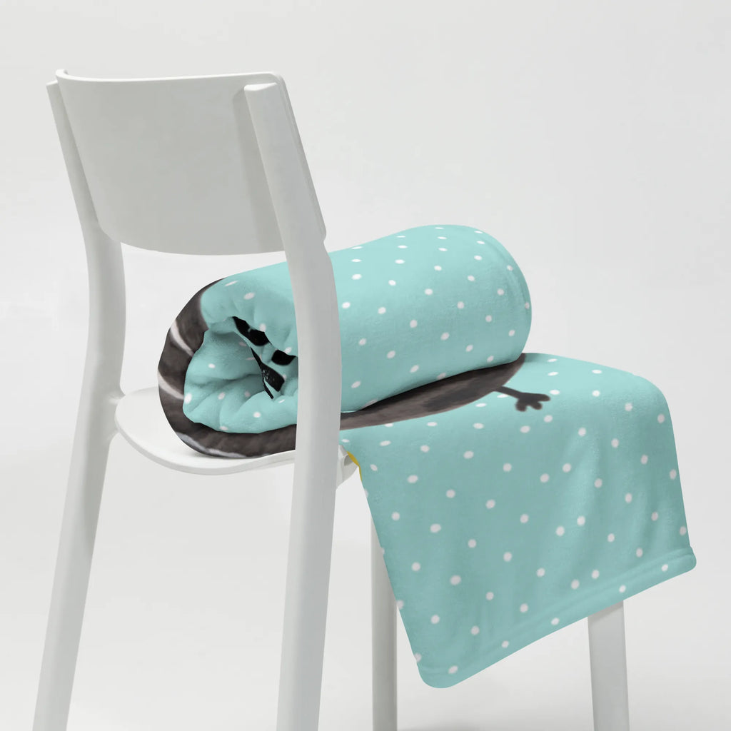 Baby blanket with name skunk ball Babdyecke personalisiert, Babydecke mit Namen, Babydecke bedrucken, Babygeschenk personalisiet, Babygeschenk mit Namen, Krabbeldecke mit Namen, Krabbeldecke personalisiert, Stinktier, Skunk, Wildtier, Raubtier, Stinker, Stinki, verspielt, Weisheit