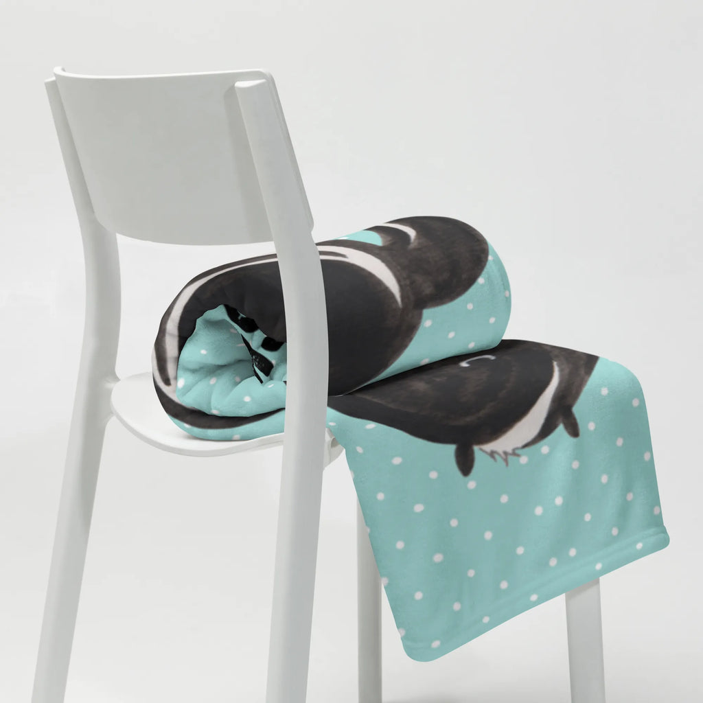 Baby blanket with name skunk flower Babdyecke personalisiert, Babydecke mit Namen, Babydecke bedrucken, Babygeschenk personalisiet, Babygeschenk mit Namen, Krabbeldecke mit Namen, Krabbeldecke personalisiert, Stinktier, Skunk, Wildtier, Raubtier, Stinker, Stinki, Tagträumer, verträumt, Dreams, Träume